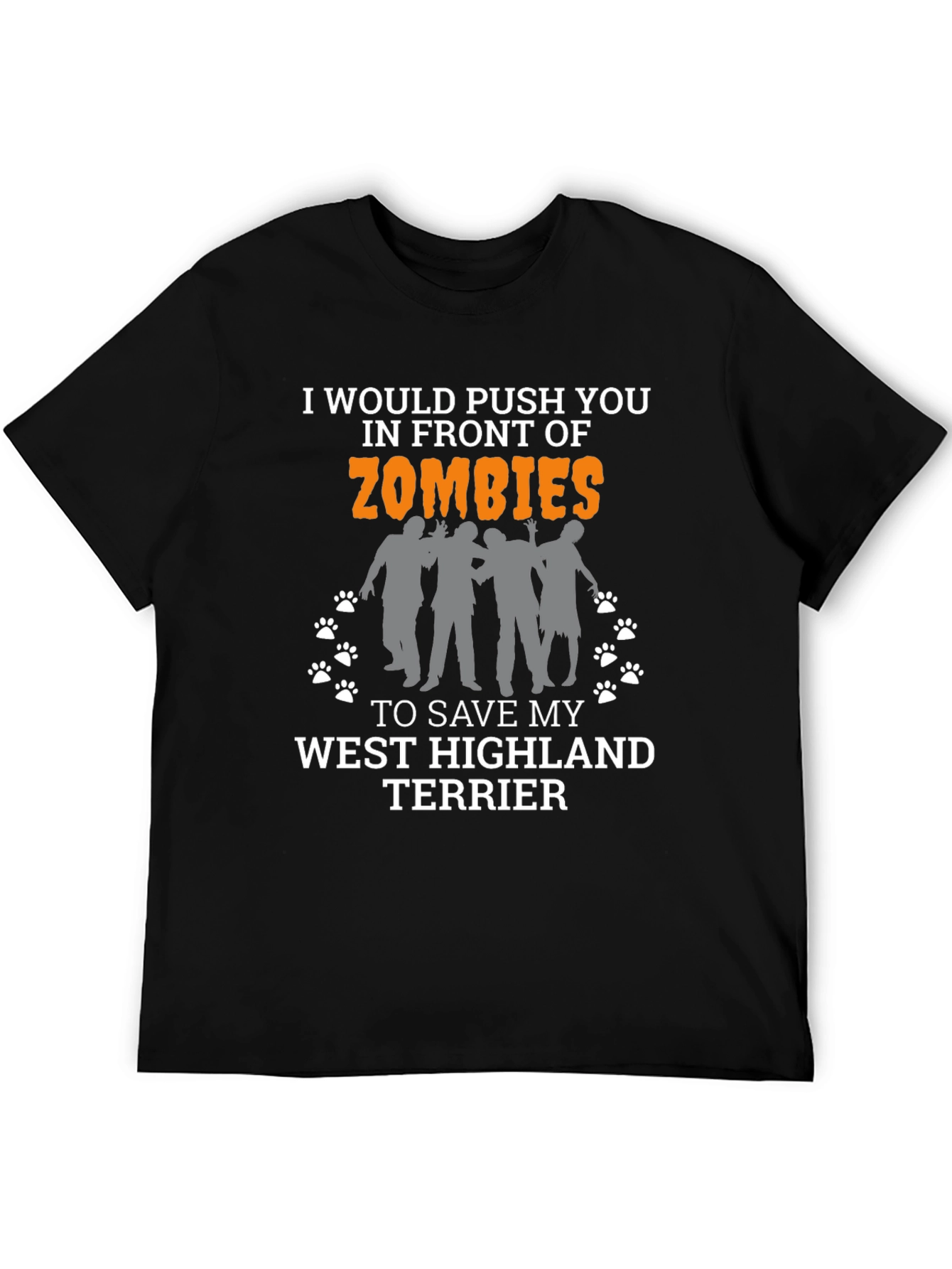 Zombie West Highland Terrier T-Shirt