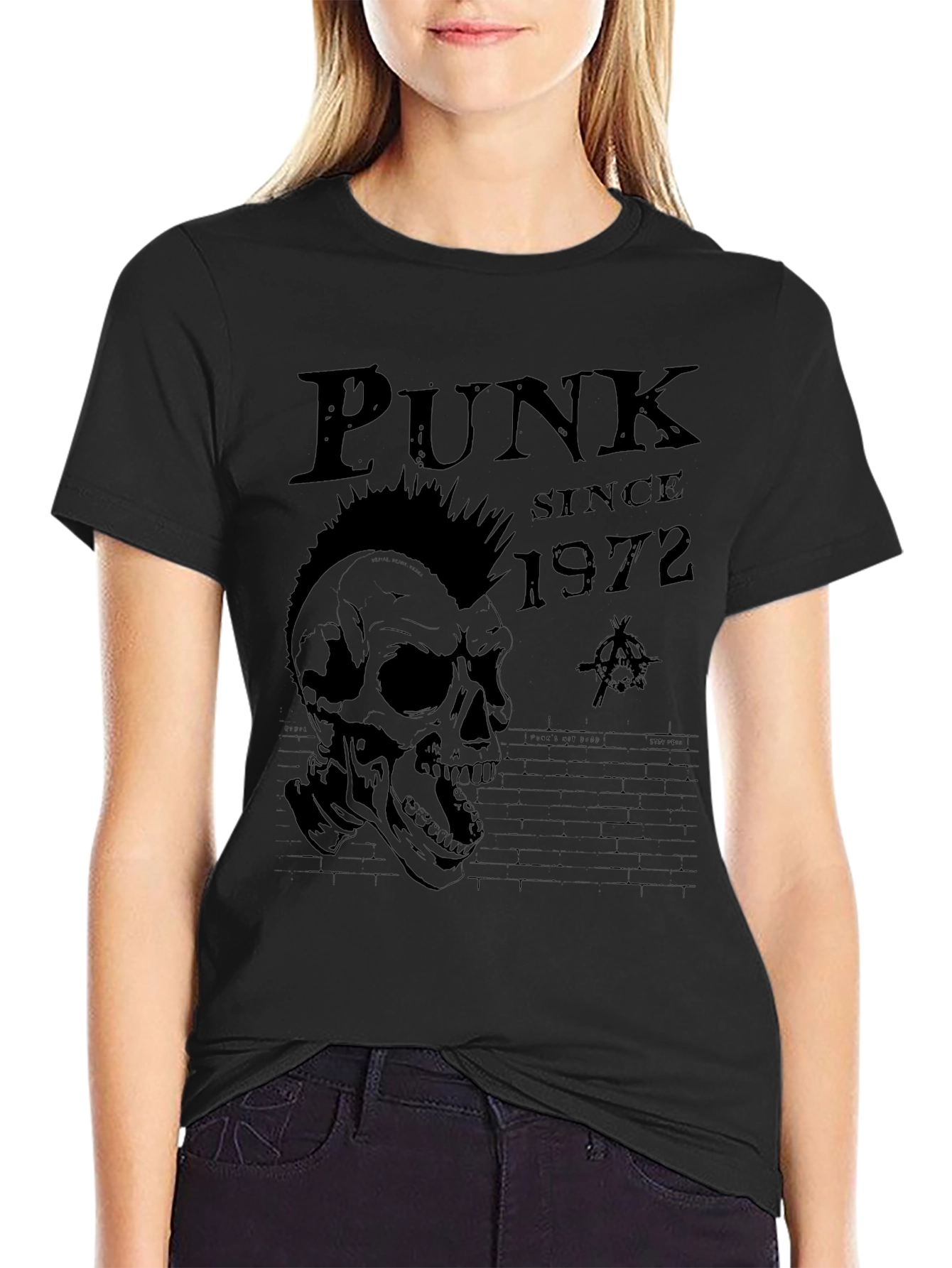 Punk Since 1972 Skull Graphic T-Shirt