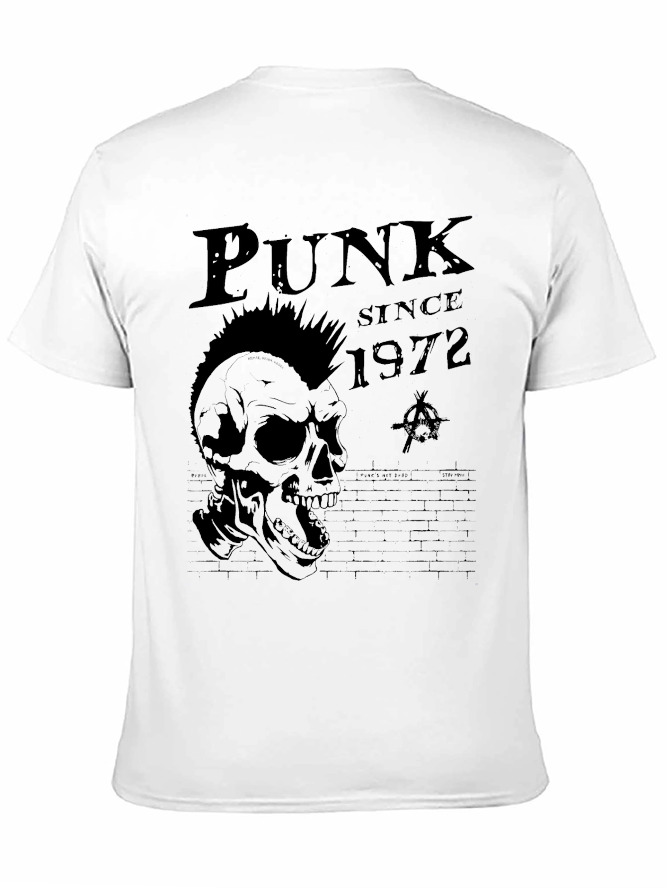 Punk Since 1972 Skull Graphic T-Shirt