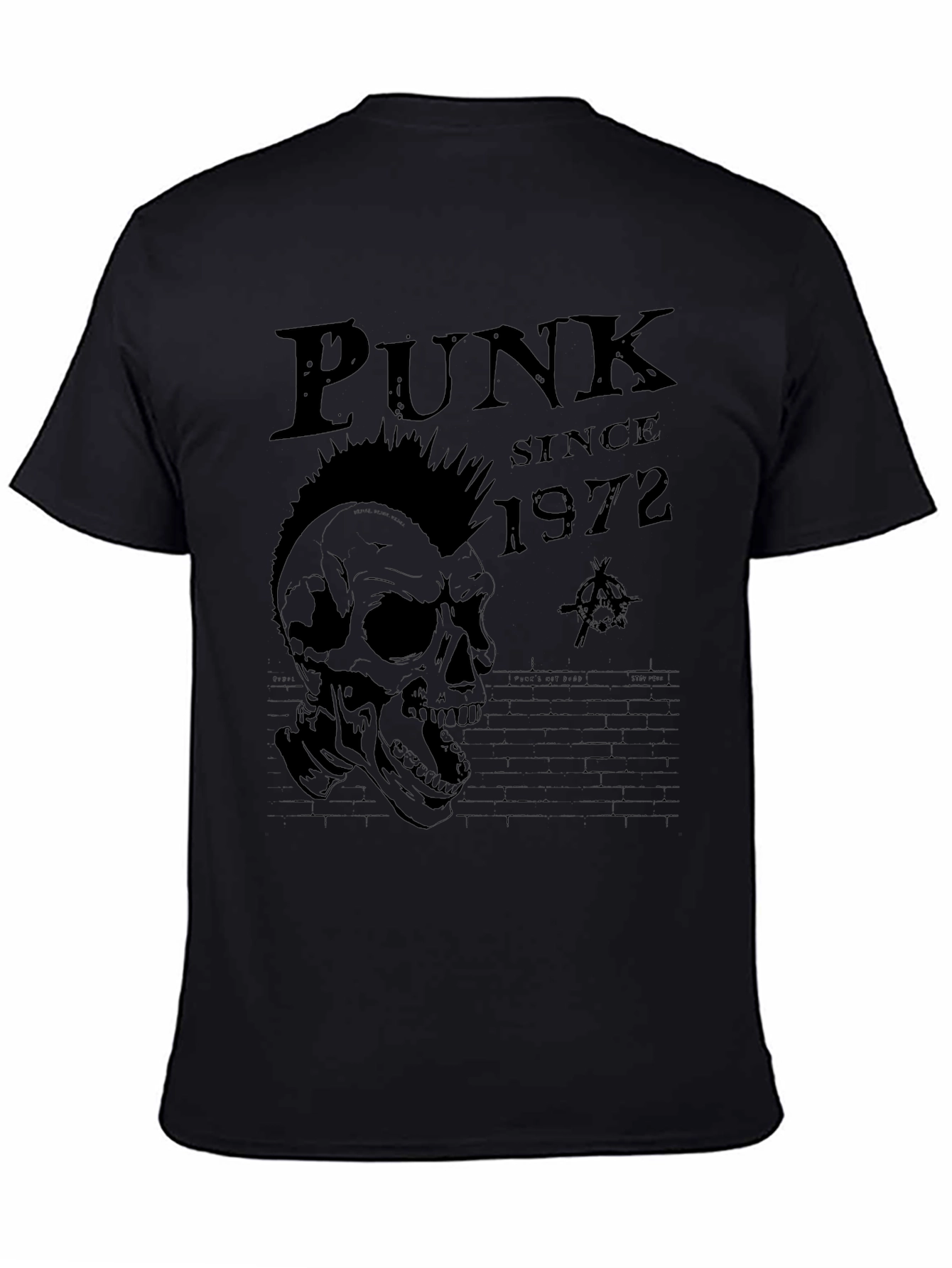 Punk Since 1972 Skull Graphic T-Shirt