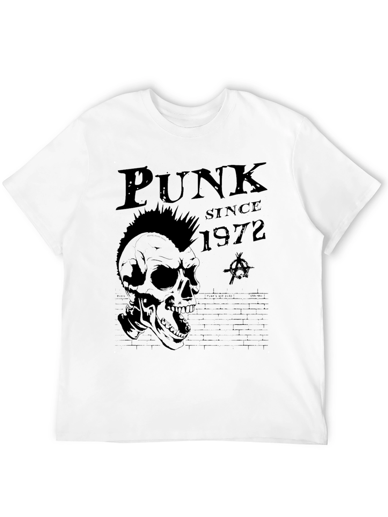 Punk Since 1972 Skull Graphic T-Shirt