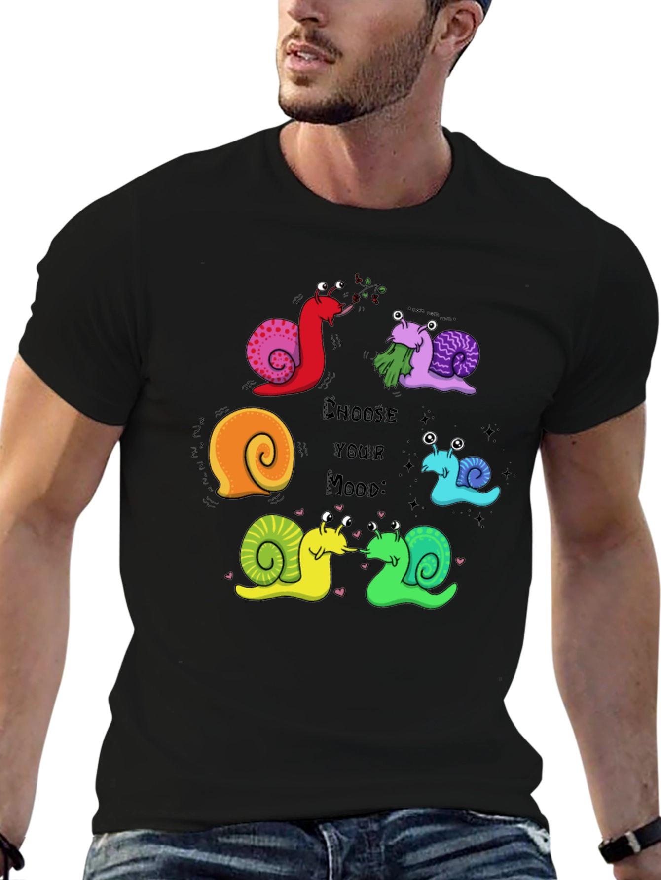 Choose Your Mood Snail Graphic Tee
