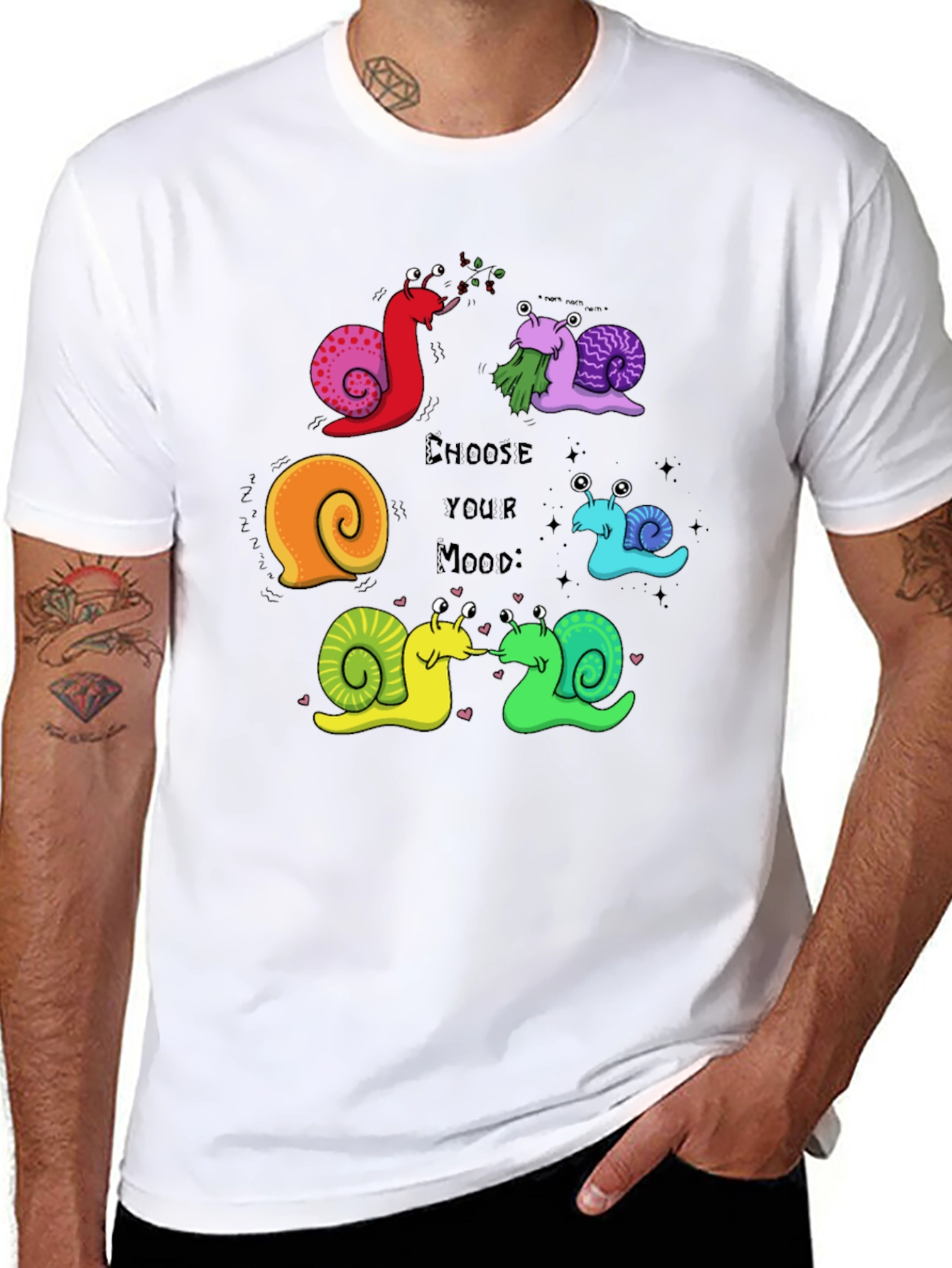 Choose Your Mood Snail Graphic Tee