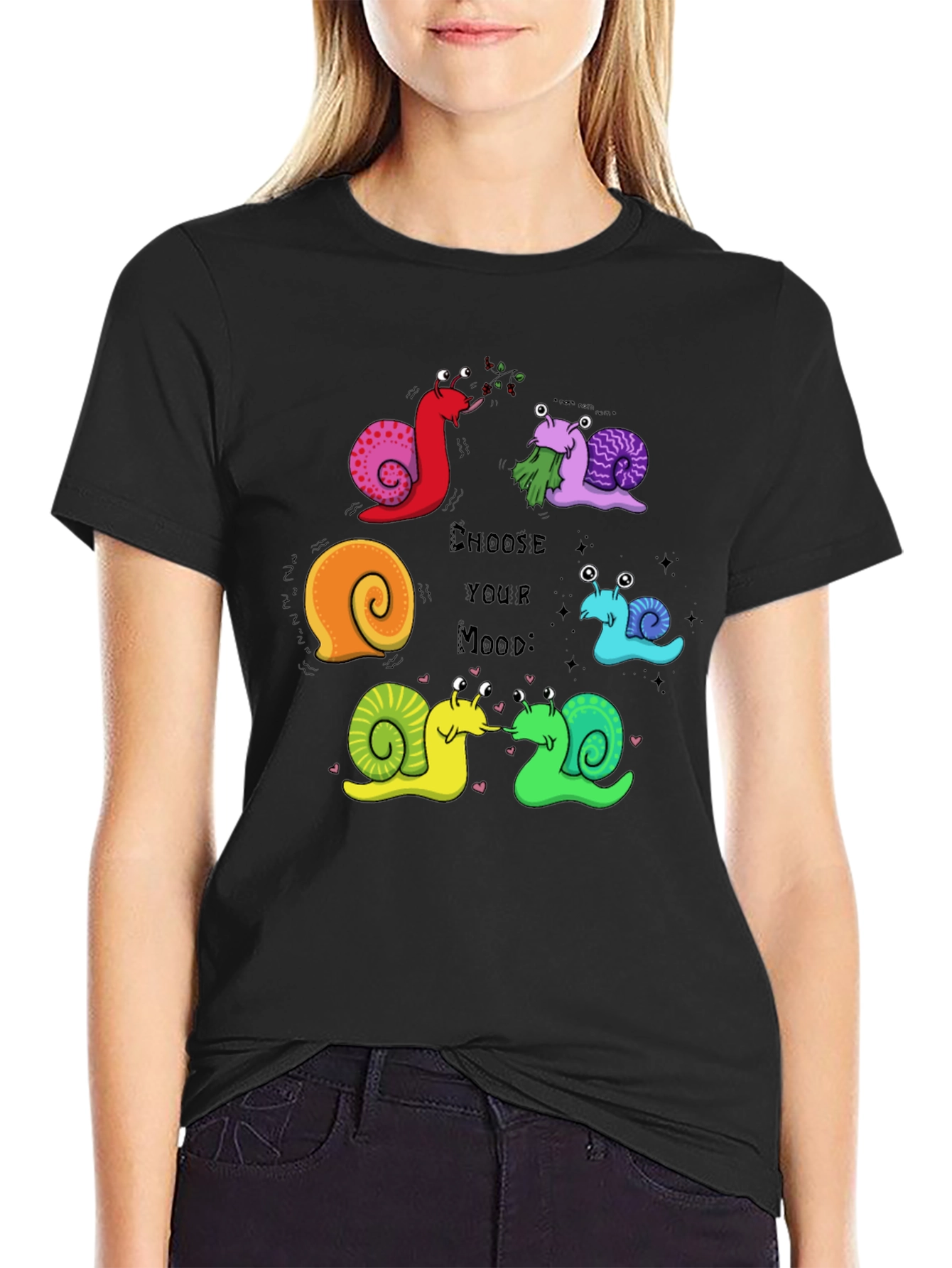 Choose Your Mood Snail Graphic Tee