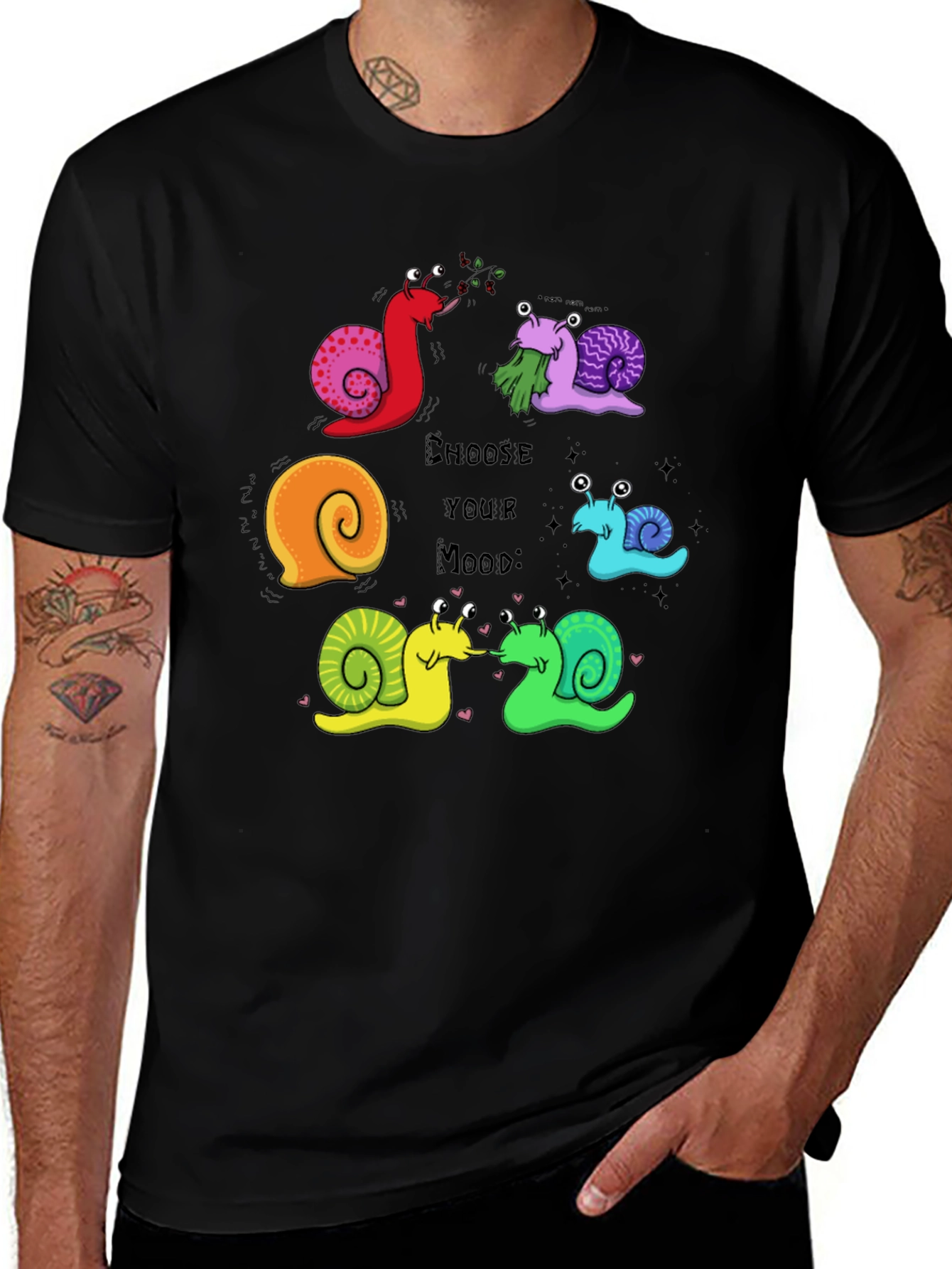 Choose Your Mood Snail Graphic Tee