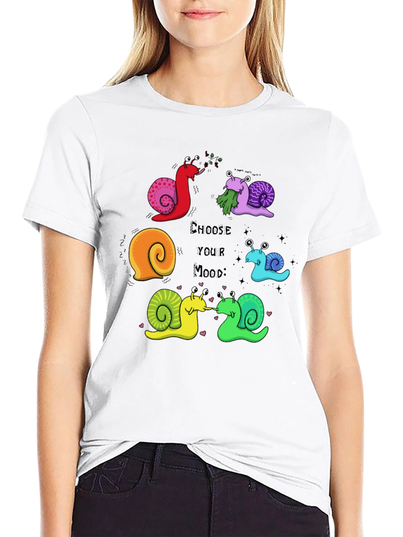 Choose Your Mood Snail Graphic Tee