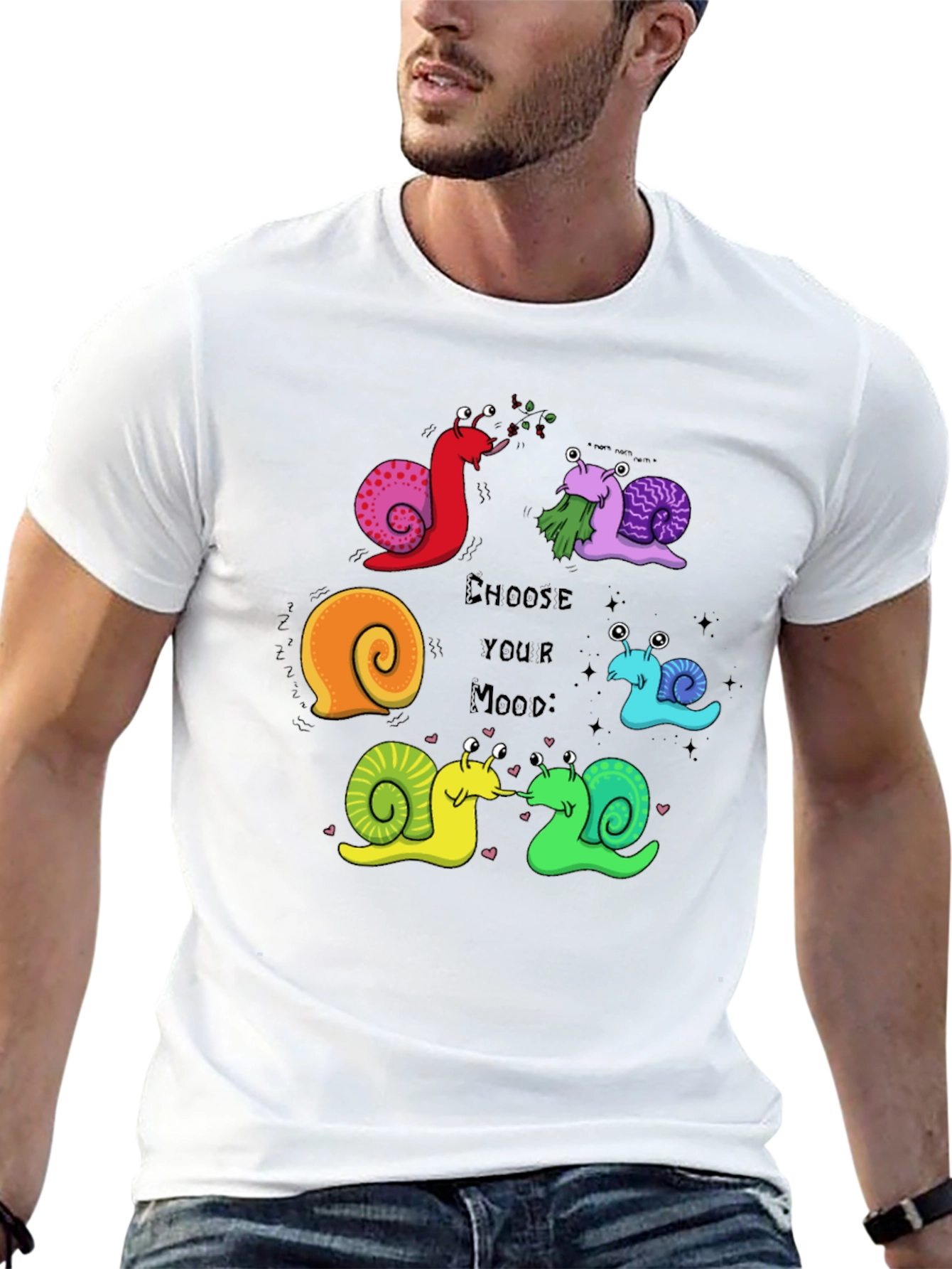Choose Your Mood Snail Graphic Tee