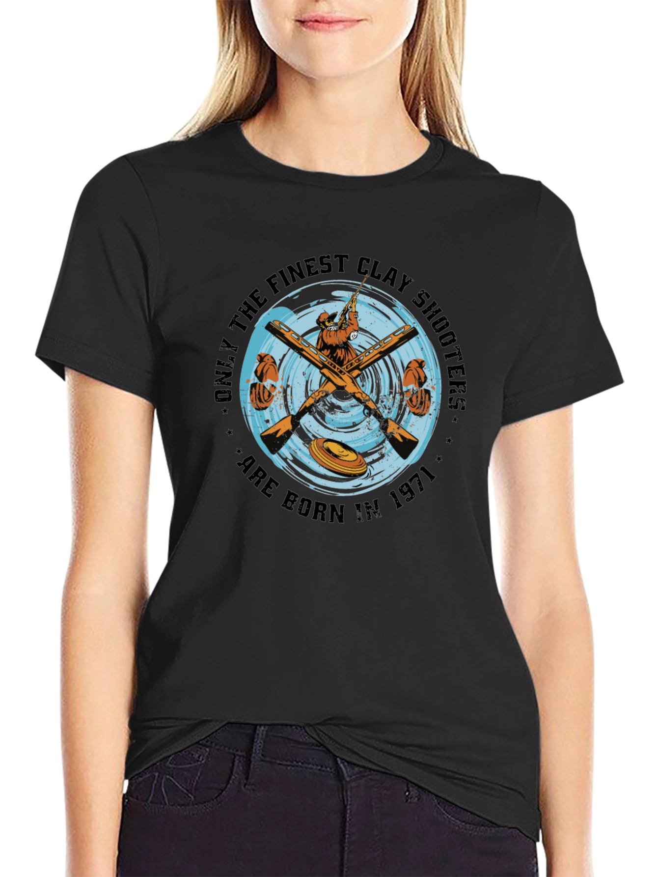 Finest Clay Shooters Born in 1971 T-Shirt