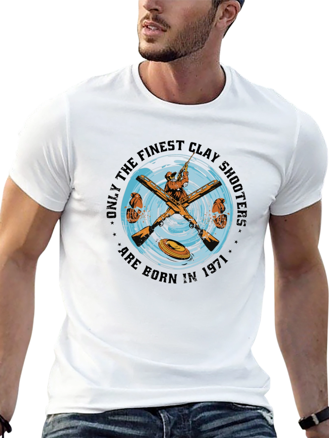 Finest Clay Shooters Born in 1971 T-Shirt