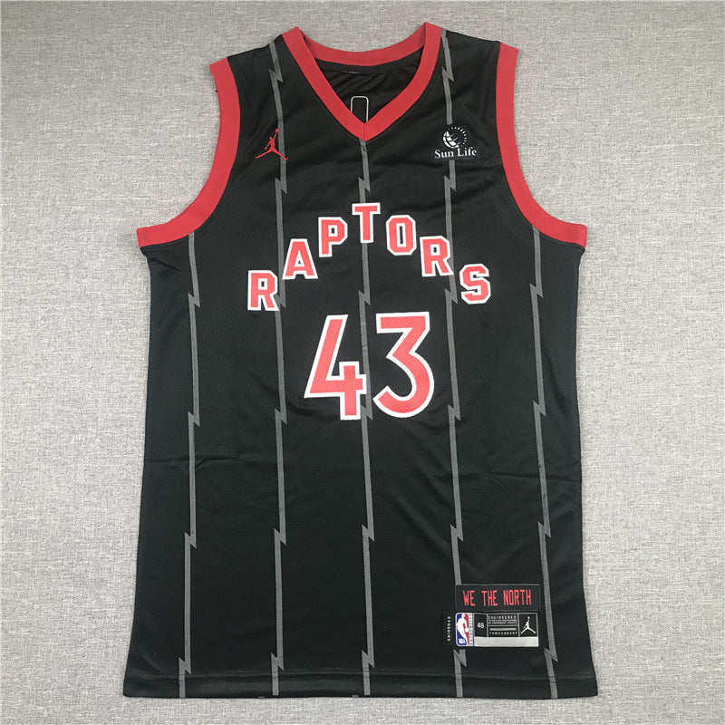 Men's Toronto Raptors Pascal Siakam Black 2020/21 Swingman Jerseys
