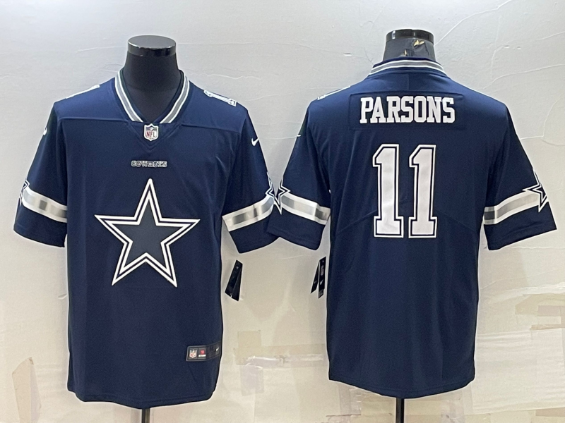 Men's Dallas Cowboys Micah Parsons #11 Navy Player Jerseys