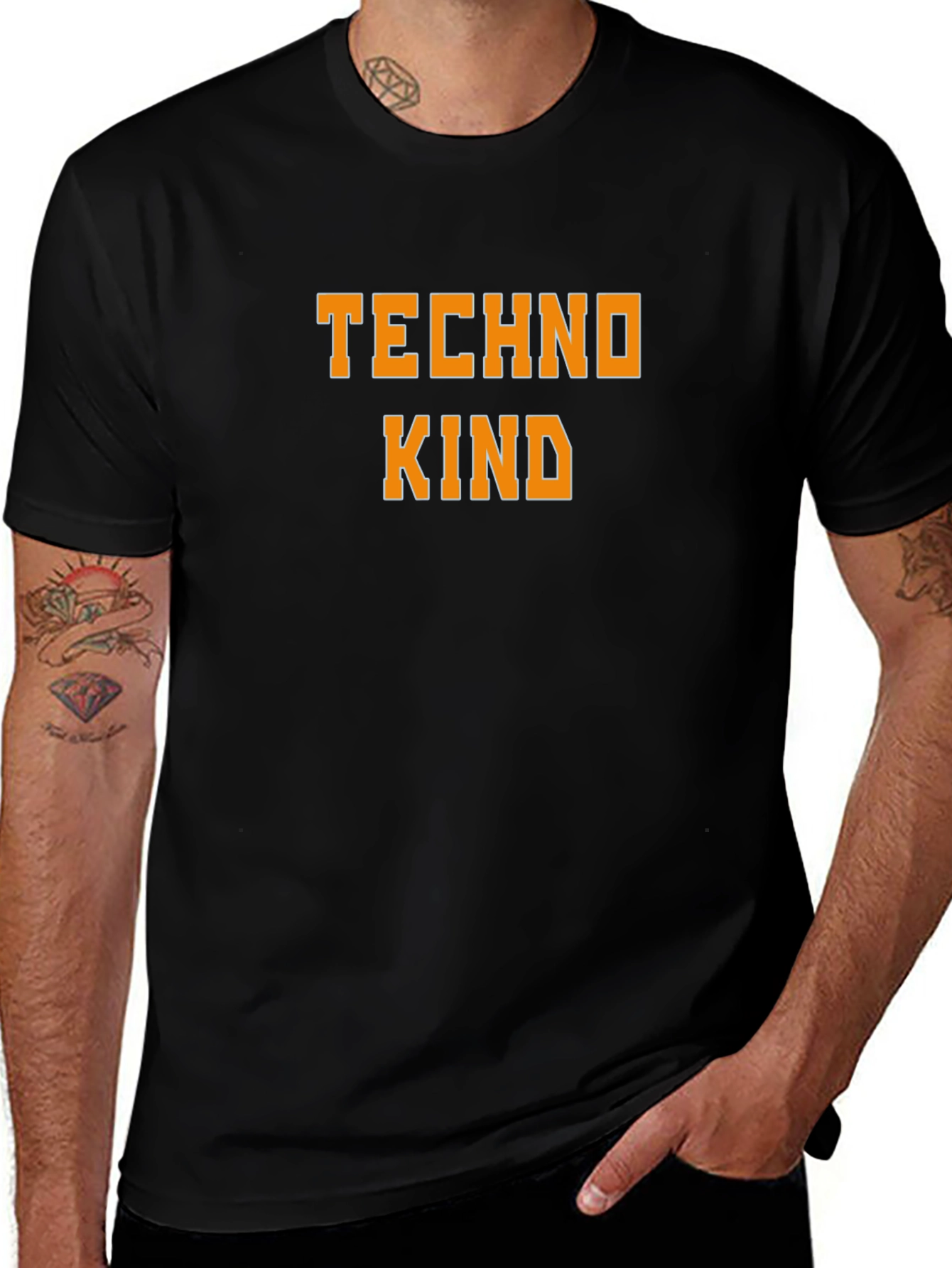 Techno Kind Black T-Shirt