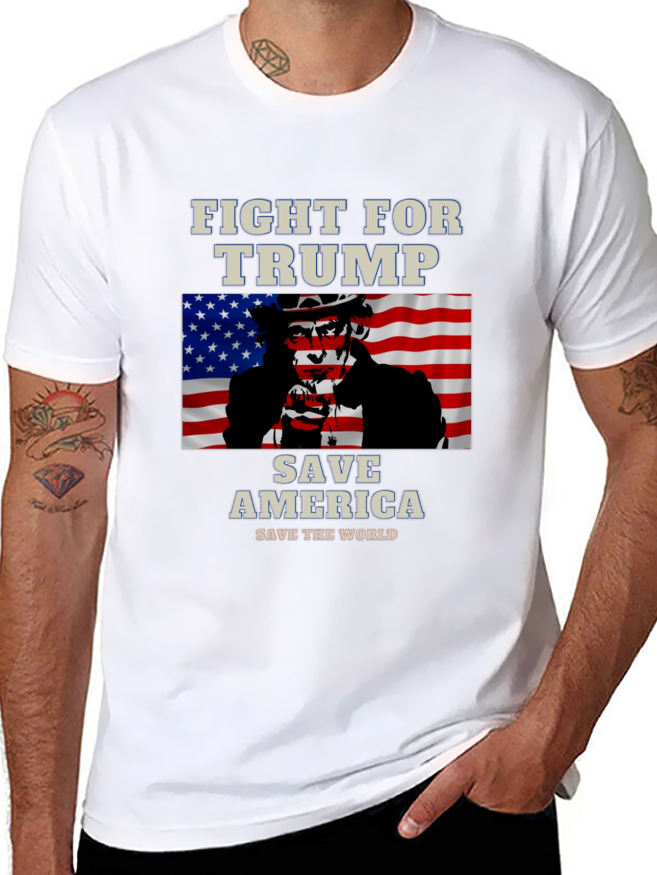 Fight For Trump T-Shirt Save America