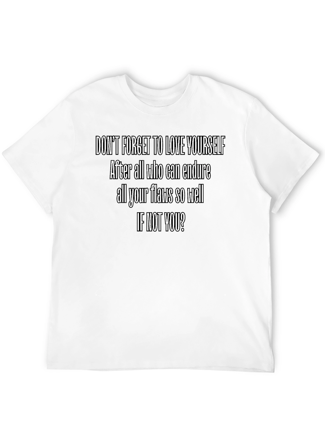 Love Yourself Graphic Tee - Motivational T-Shirt