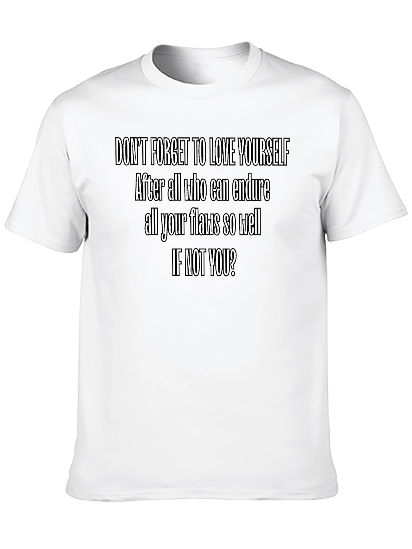 Love Yourself Graphic Tee - Motivational T-Shirt