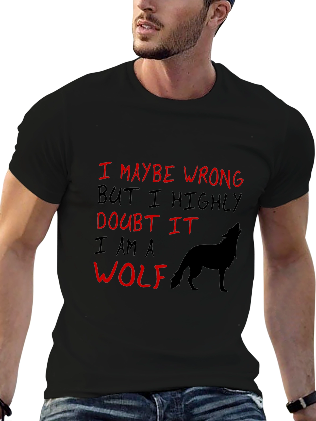I Am A Wolf Graphic T-Shirt
