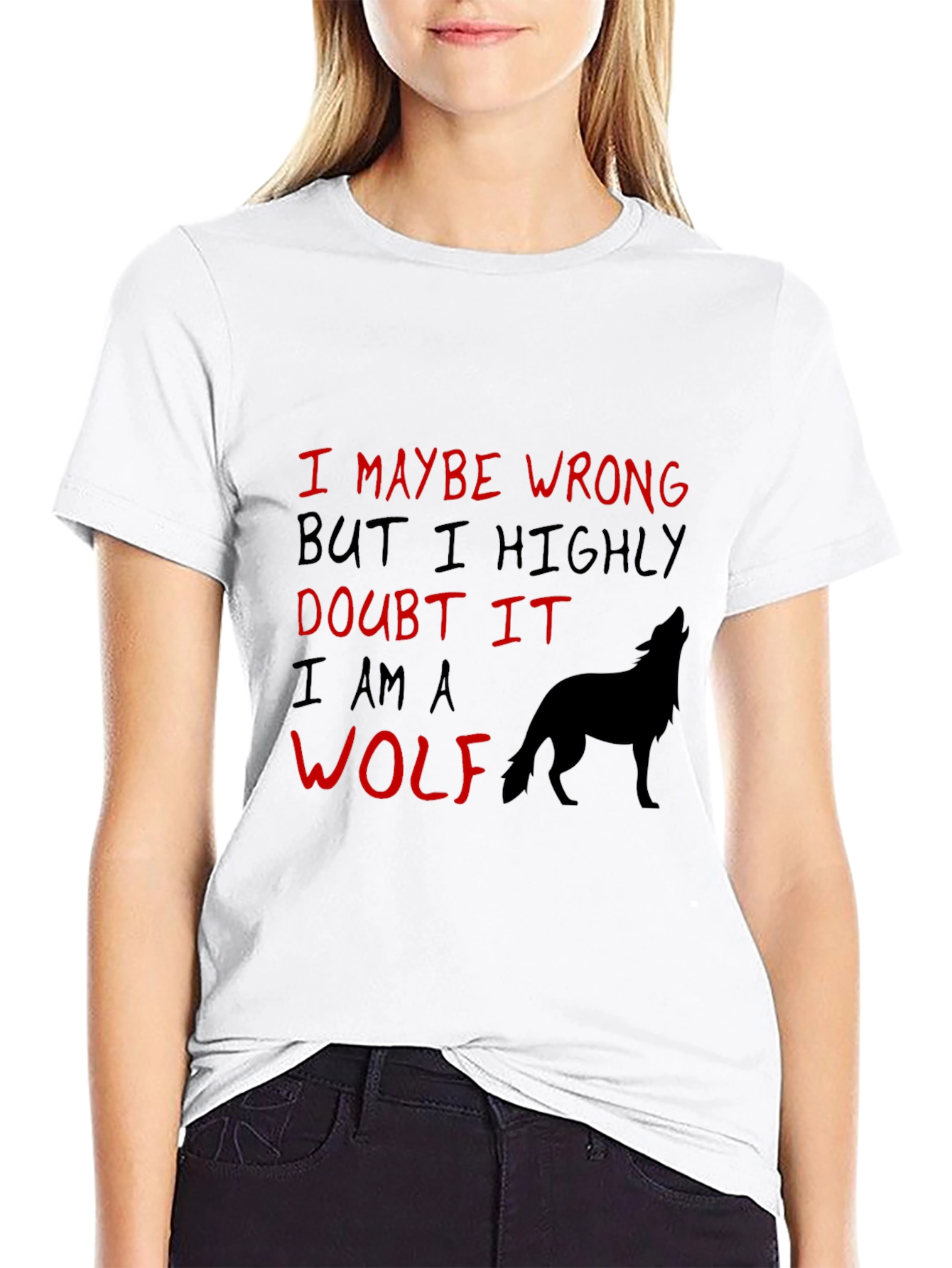 I Am A Wolf Graphic T-Shirt