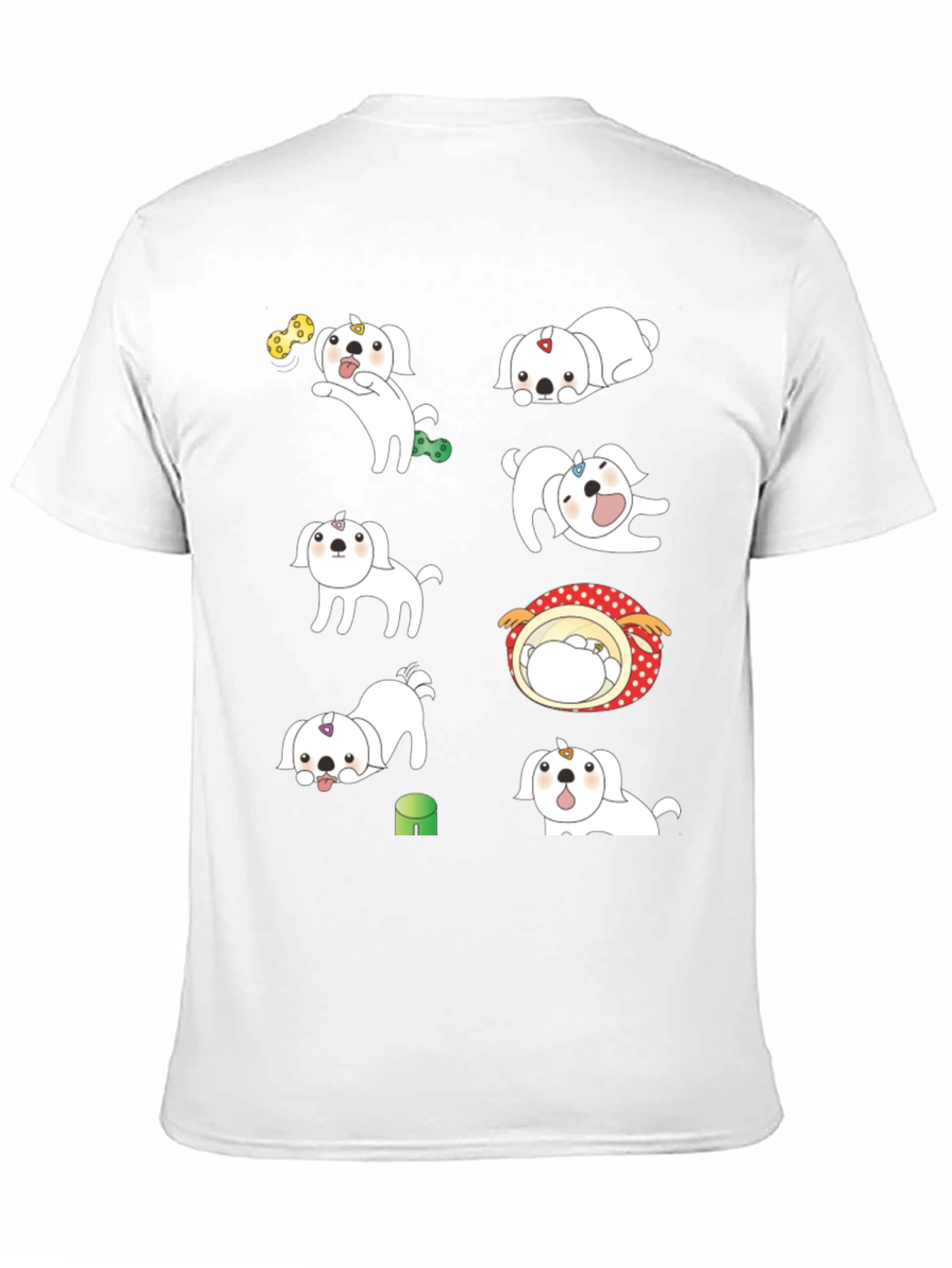 Cute Dog Print T-Shirt