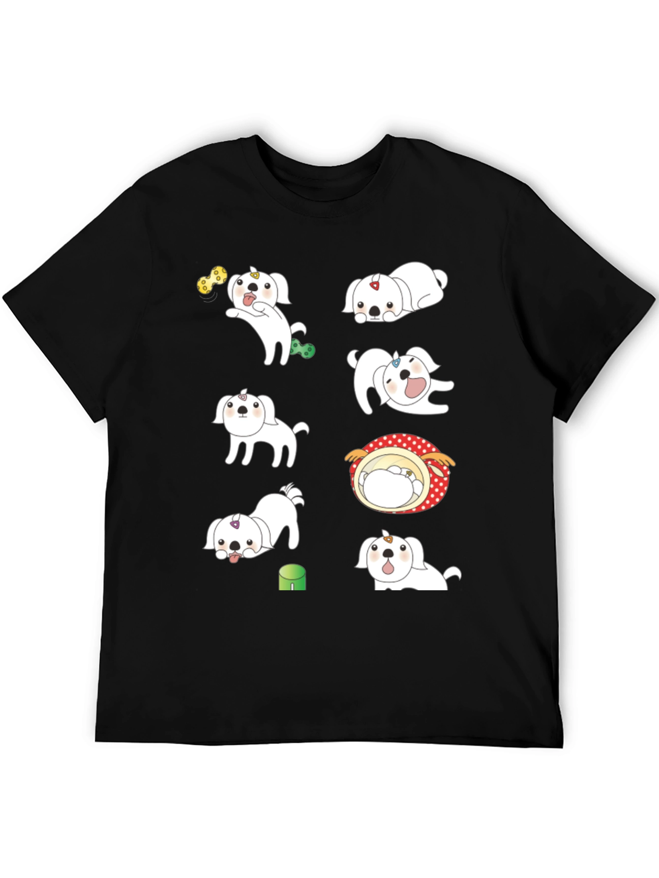 Cute Dog Print T-Shirt