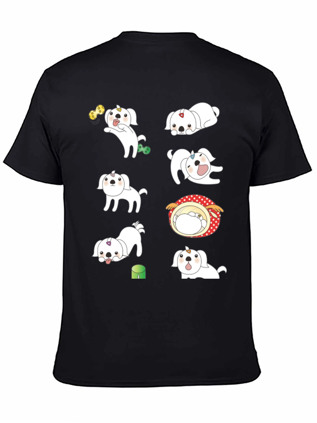 Cute Dog Print T-Shirt