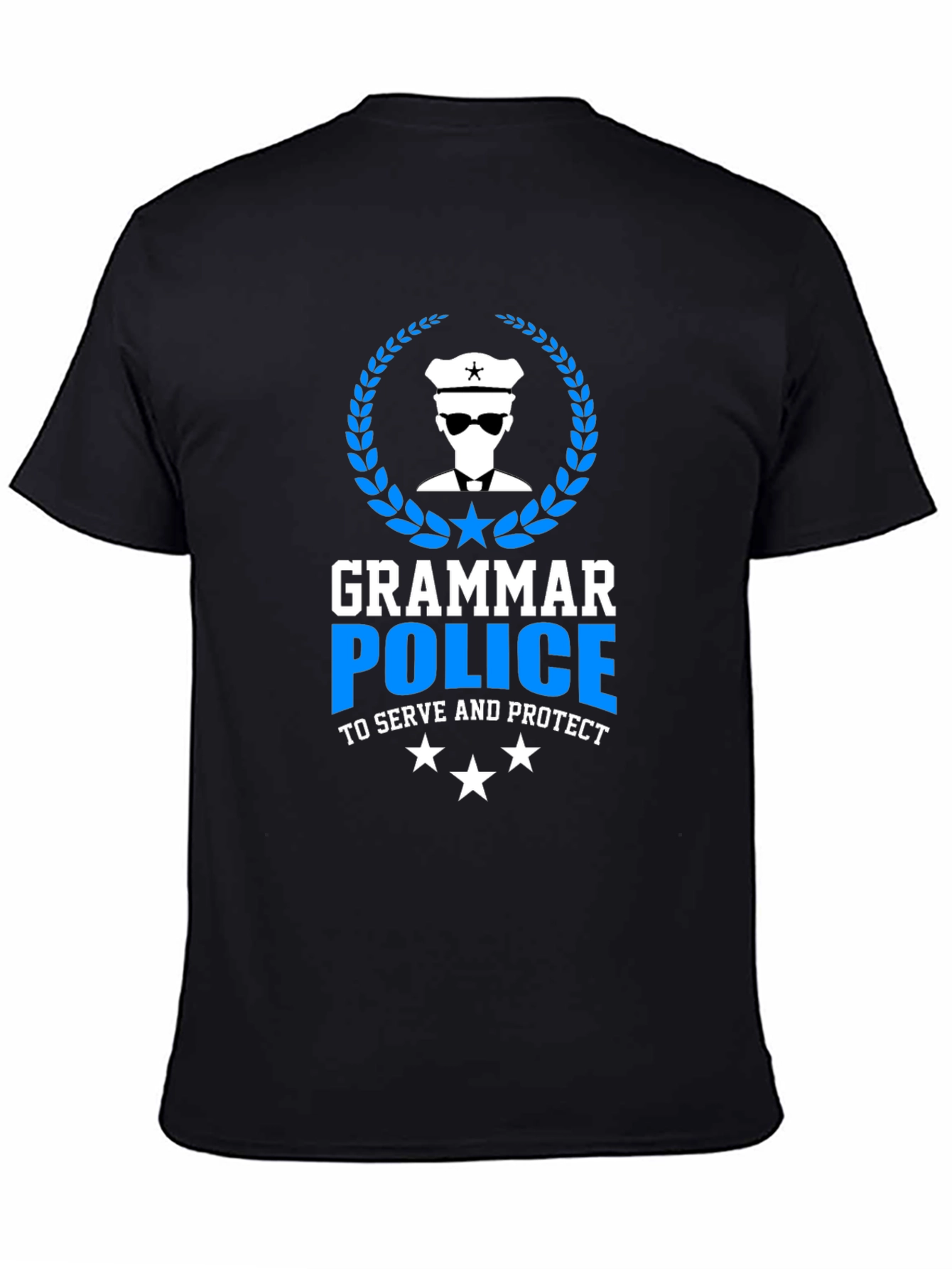 Grammar Police T-Shirt - To Serve and Protect