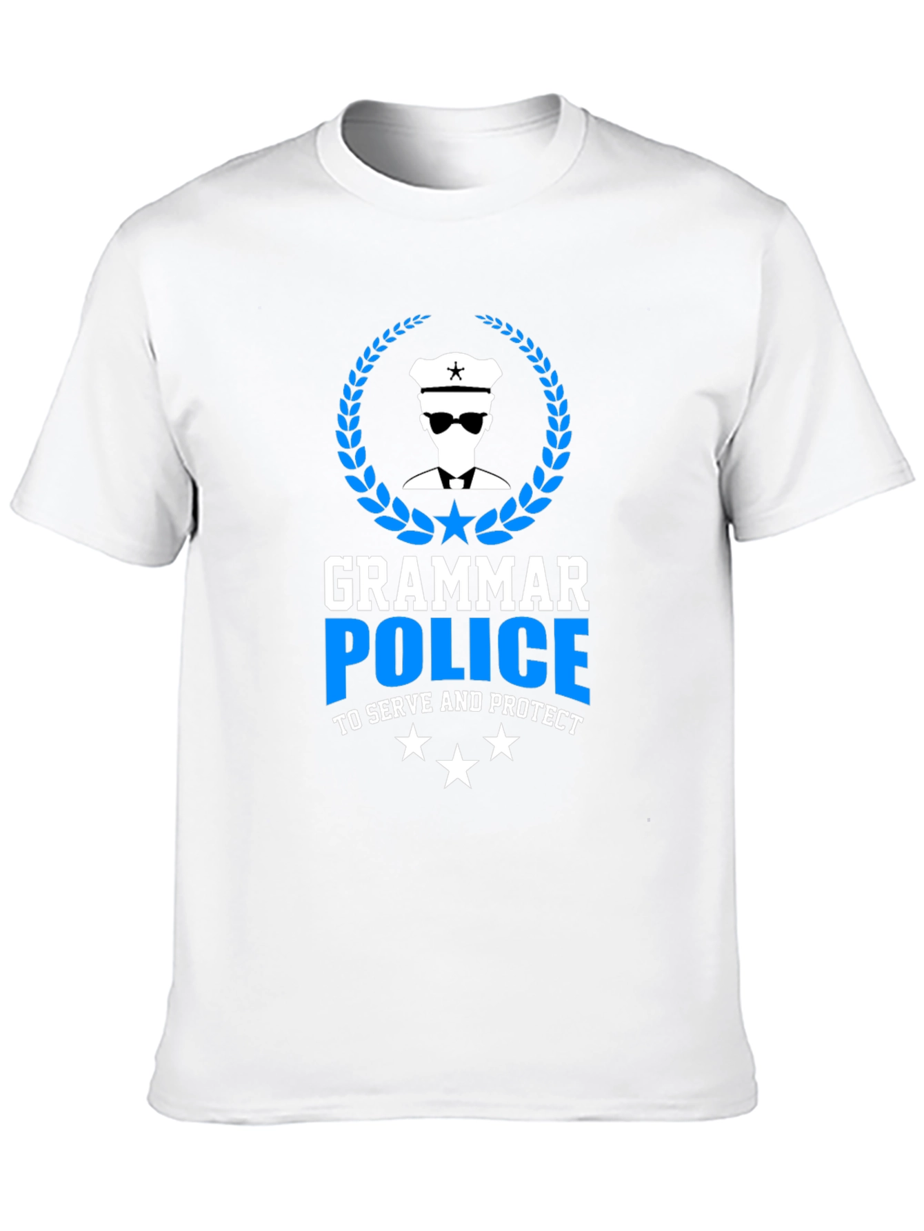 Grammar Police T-Shirt - To Serve and Protect