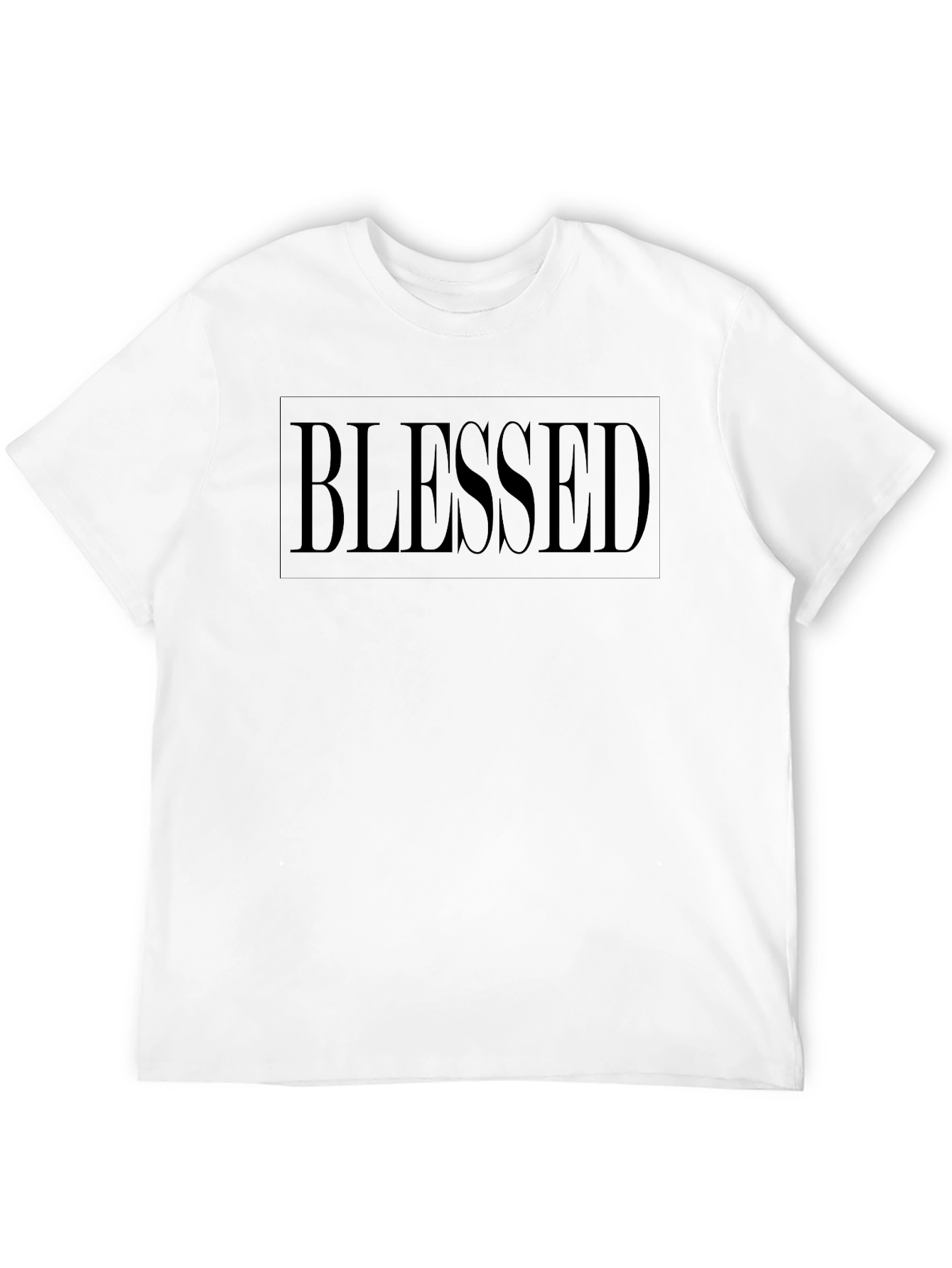 Blessed Black T-Shirt - Stylish Religious Apparel