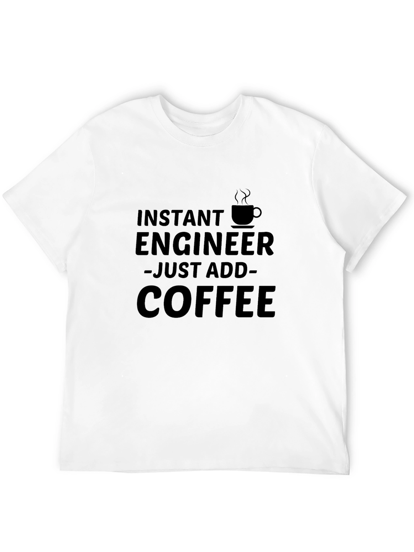 Instant Engineer Coffee Graphic T-Shirt
