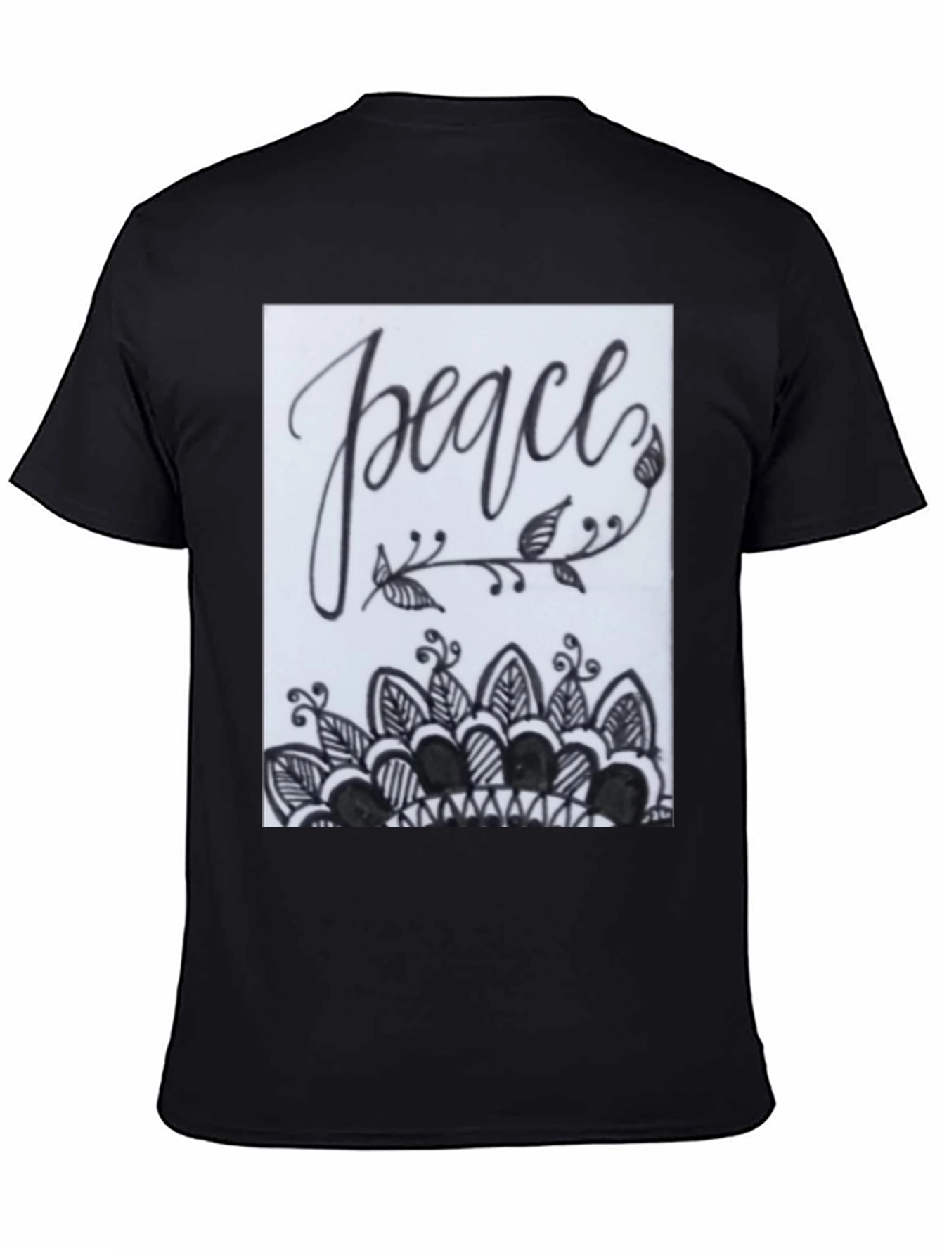 Peace Mandala Graphic Tee - Stylish Comfort