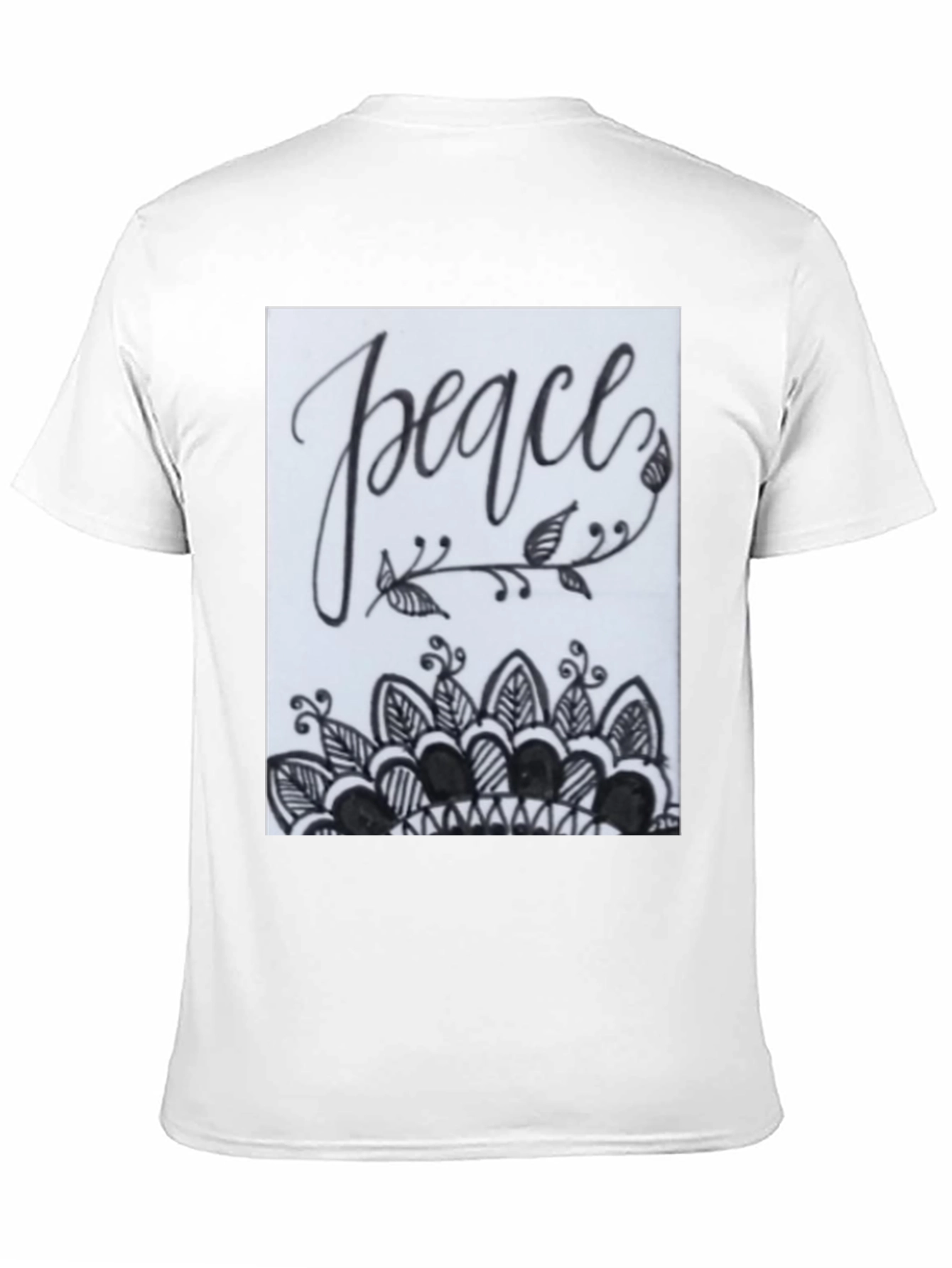 Peace Mandala Graphic Tee - Stylish Comfort