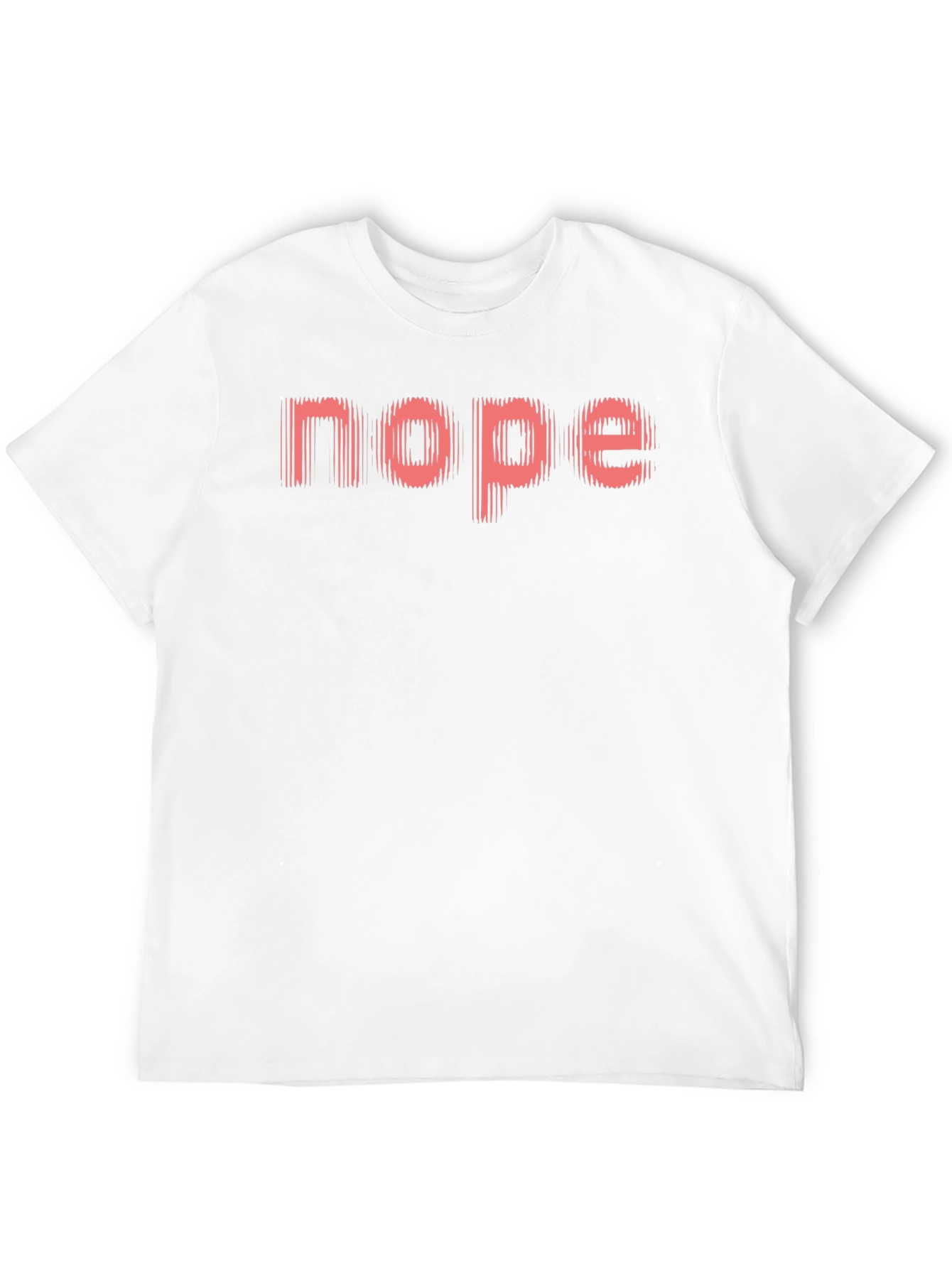 Nope Graphic Tee - Soft Cotton Casual T-Shirt