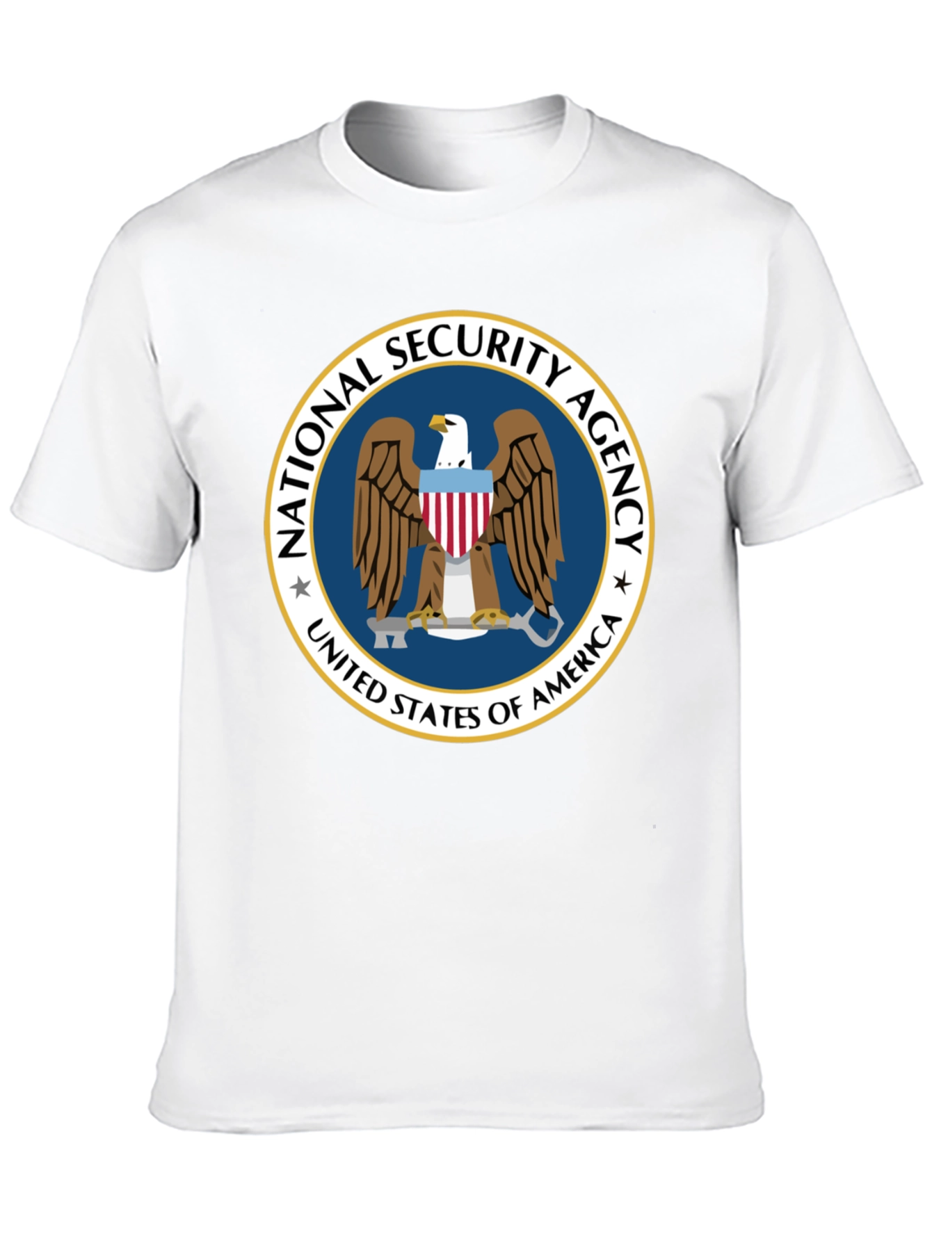 NSA Eagle Graphic T-Shirt - Black