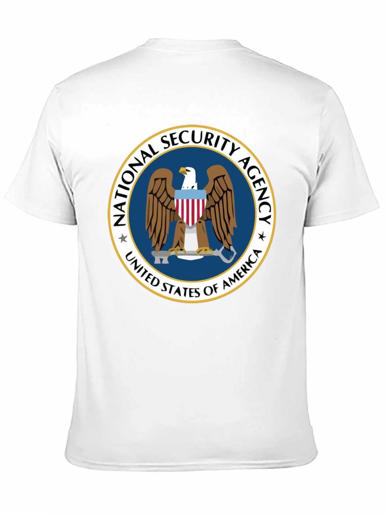 NSA Eagle Graphic T-Shirt - Black