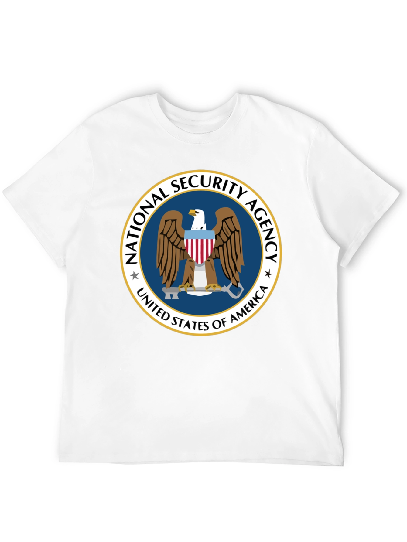 NSA Eagle Graphic T-Shirt - Black