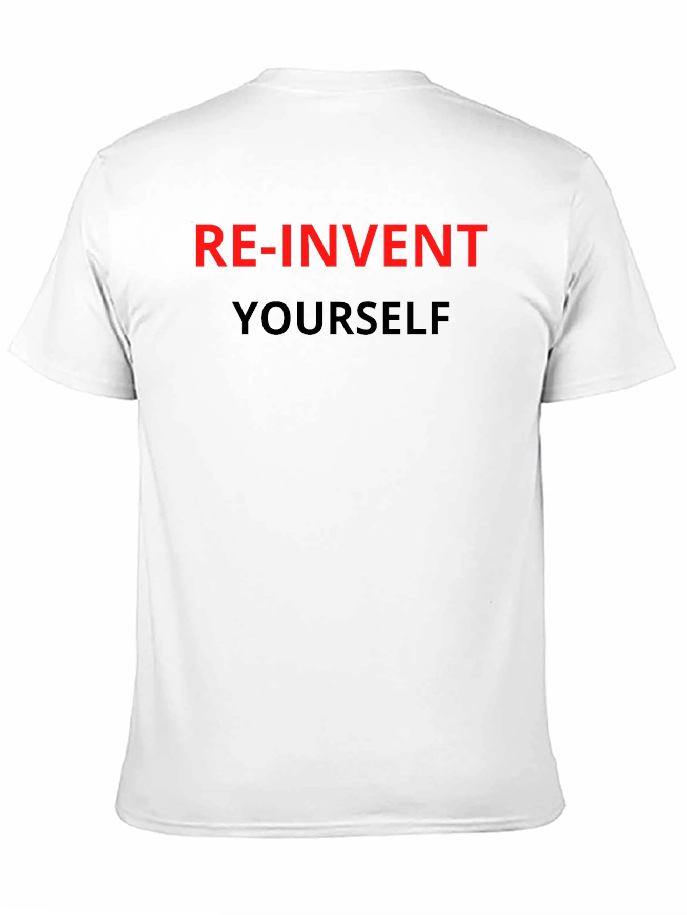 Re-Invent Yourself Graphic Tee - Black