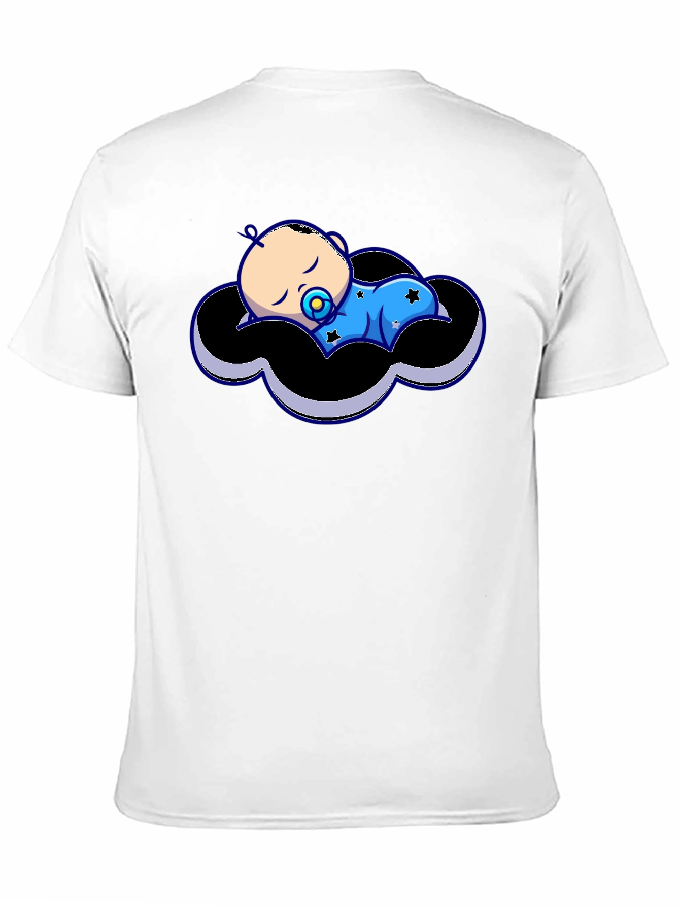 Baby Cloud Graphic Tee - Black