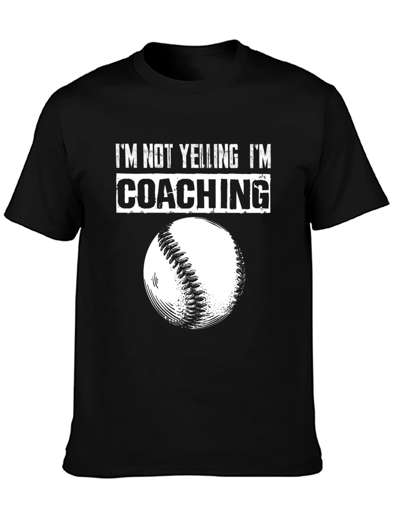 Im Not Yelling Im Coaching Baseball T-Shirt
