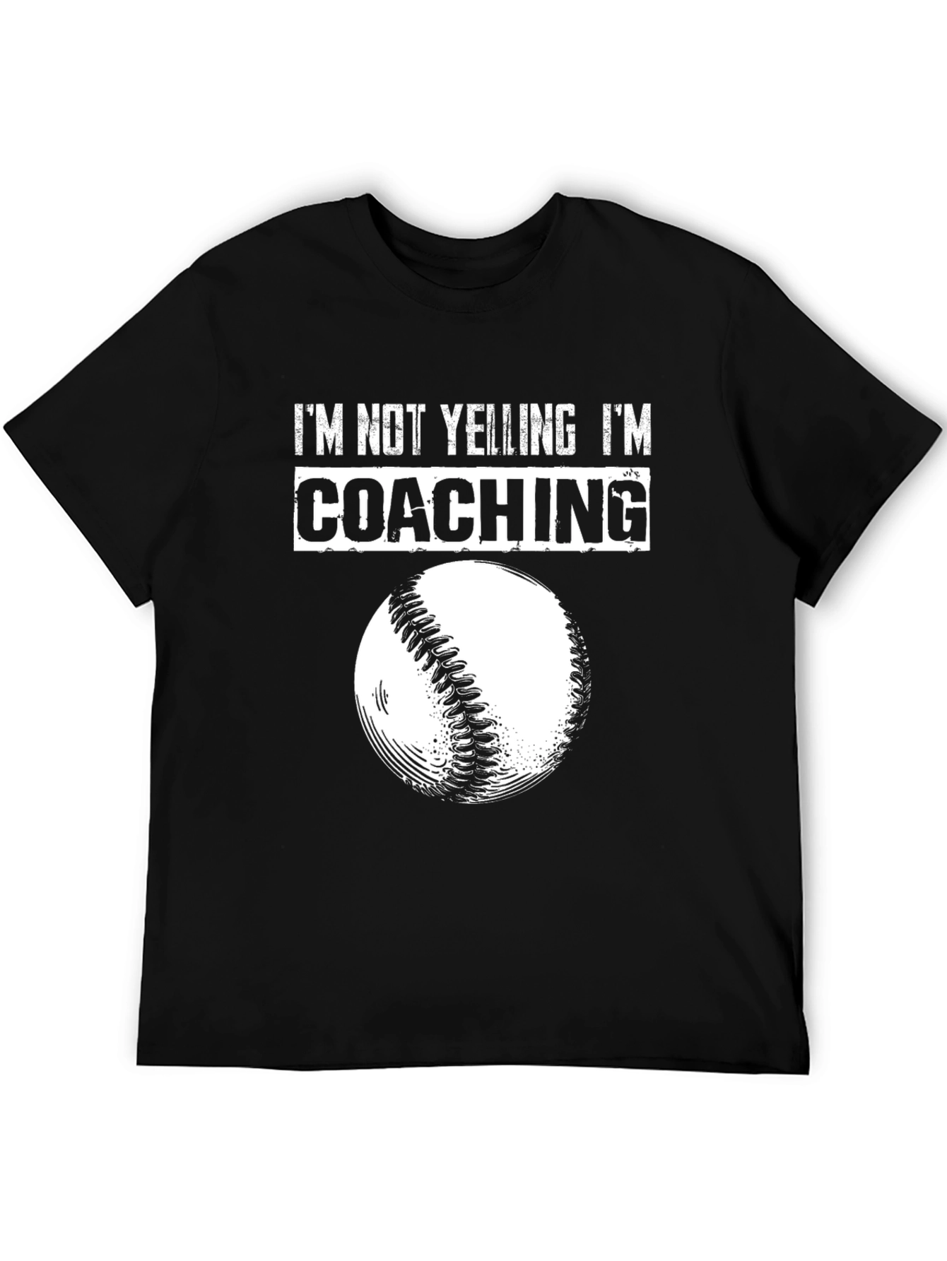 Im Not Yelling Im Coaching Baseball T-Shirt