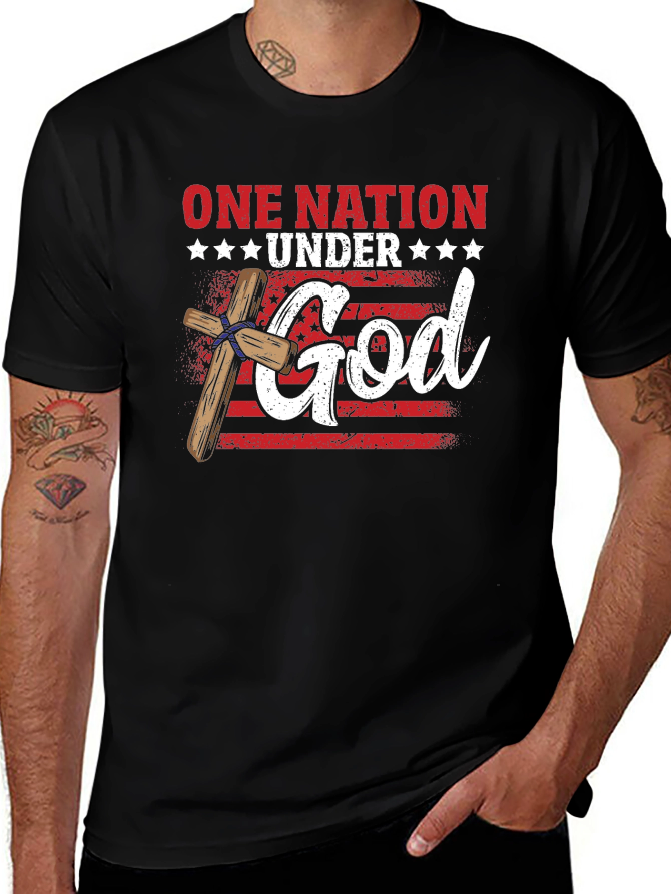 One Nation Under God Graphic Tee