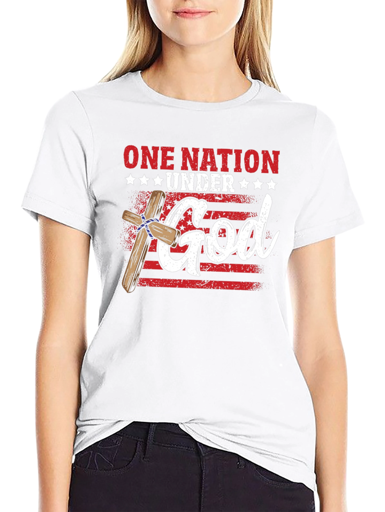 One Nation Under God Graphic Tee