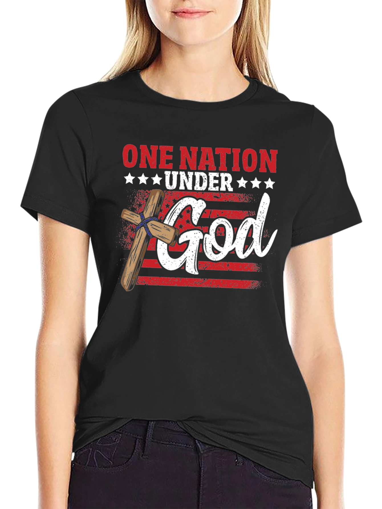One Nation Under God Graphic Tee