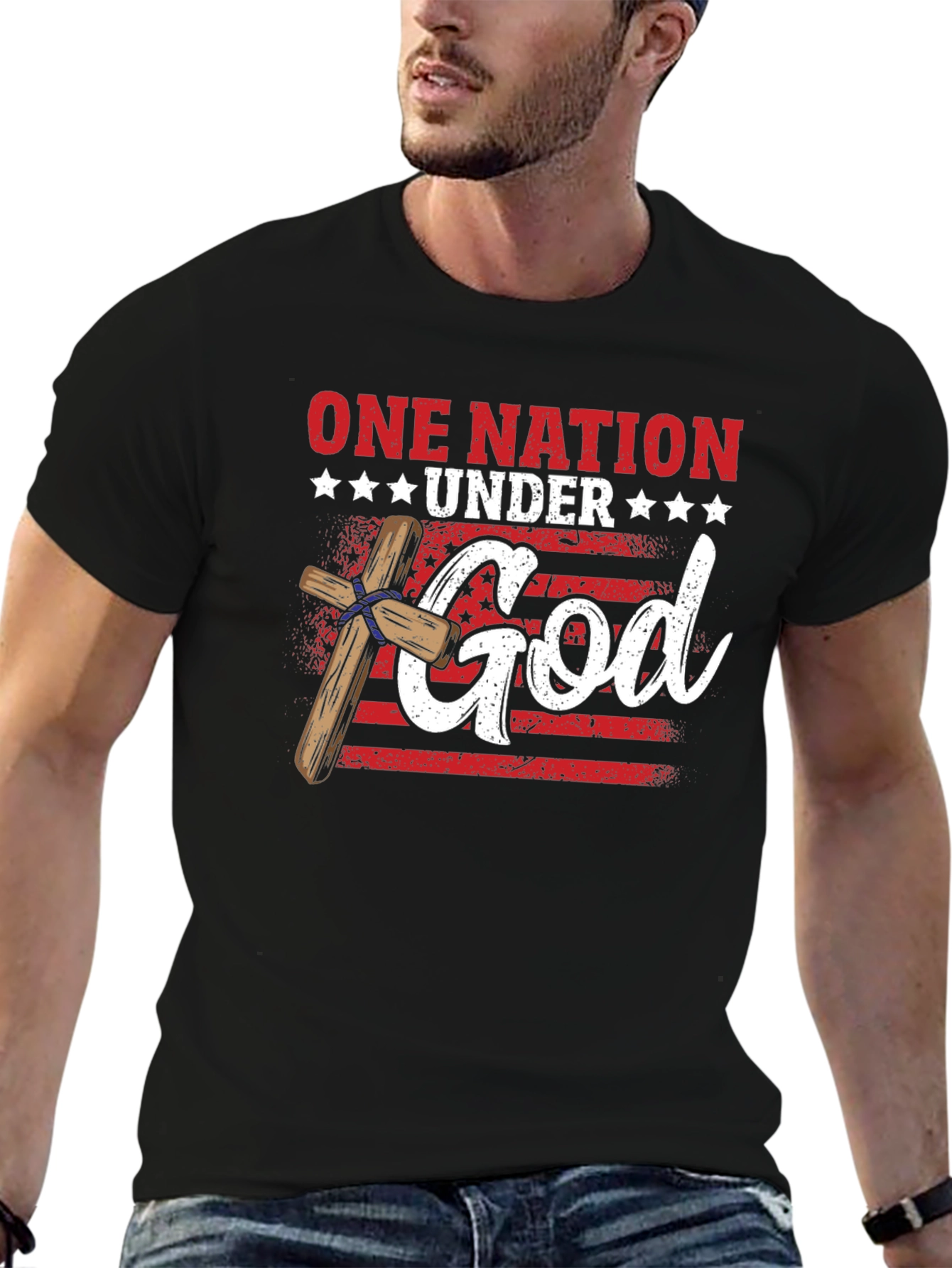 One Nation Under God Graphic Tee
