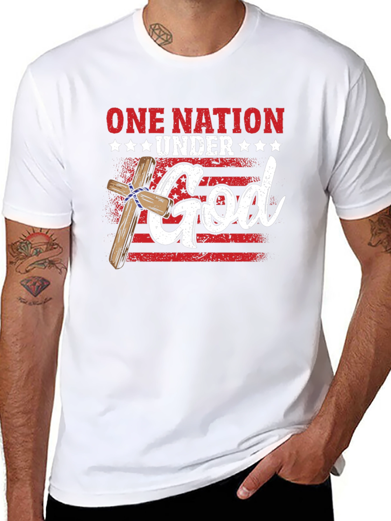 One Nation Under God Graphic Tee