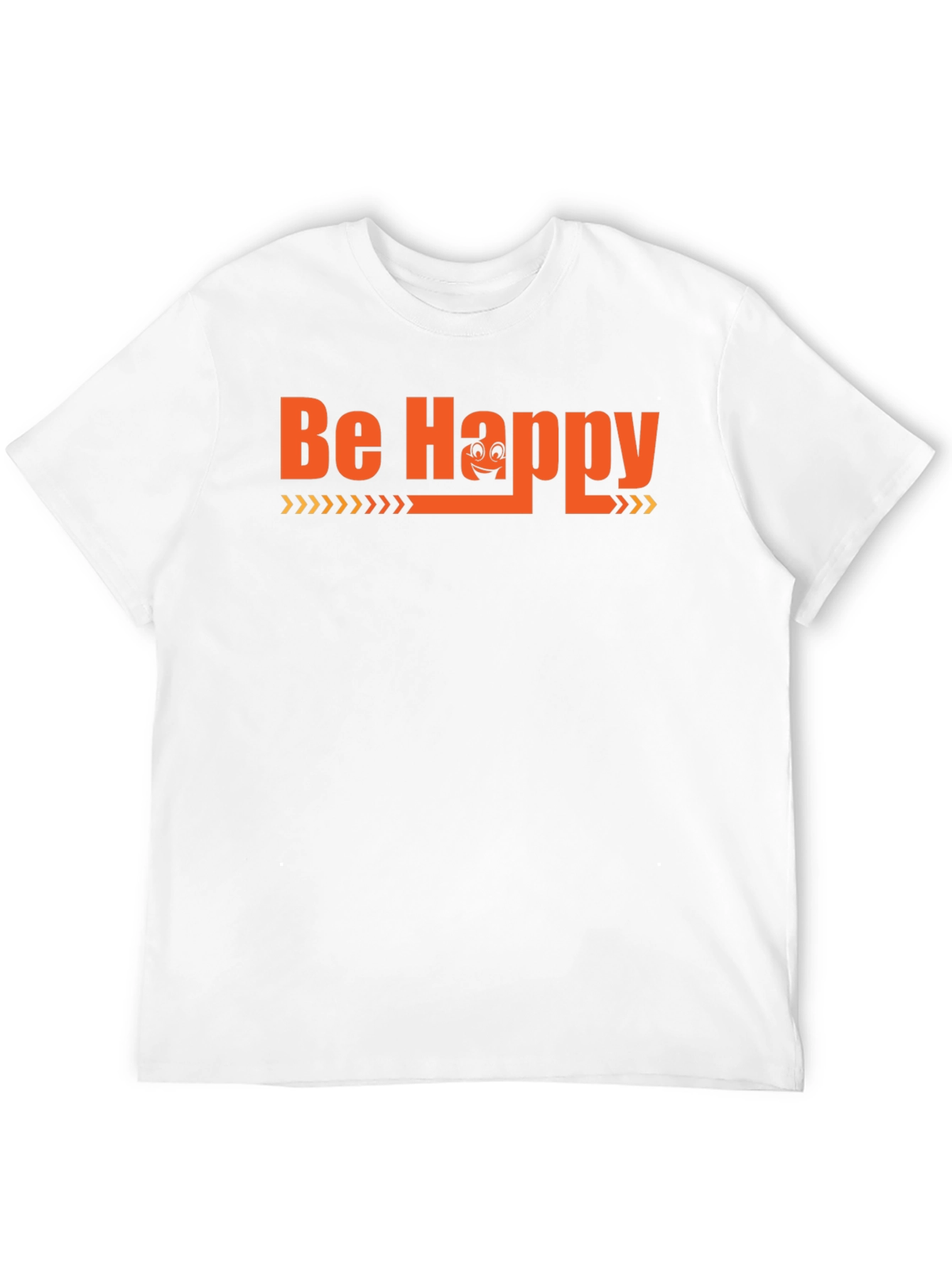 Be Happy Graphic Tee - Black