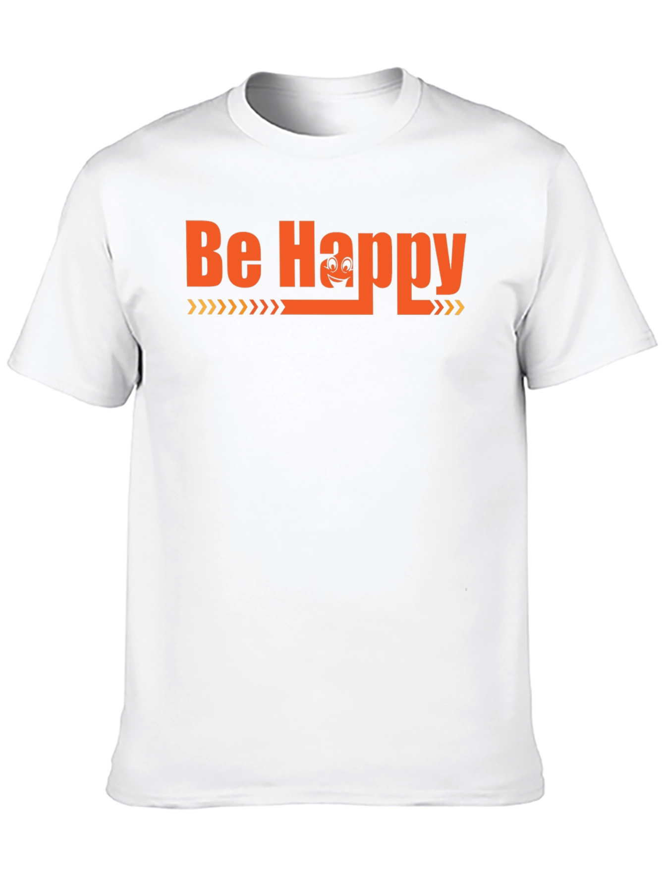 Be Happy Graphic Tee - Black