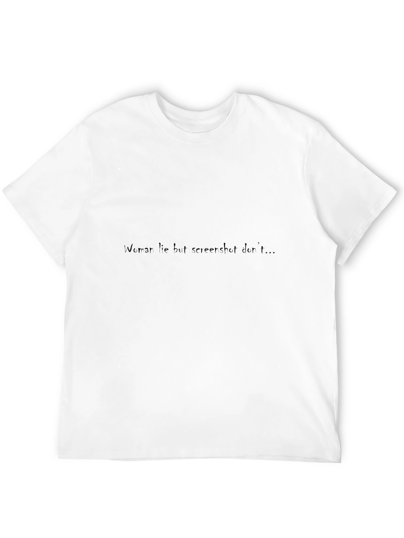 Screenshot Truth Tee - Funny Graphic Mens T-Shirt