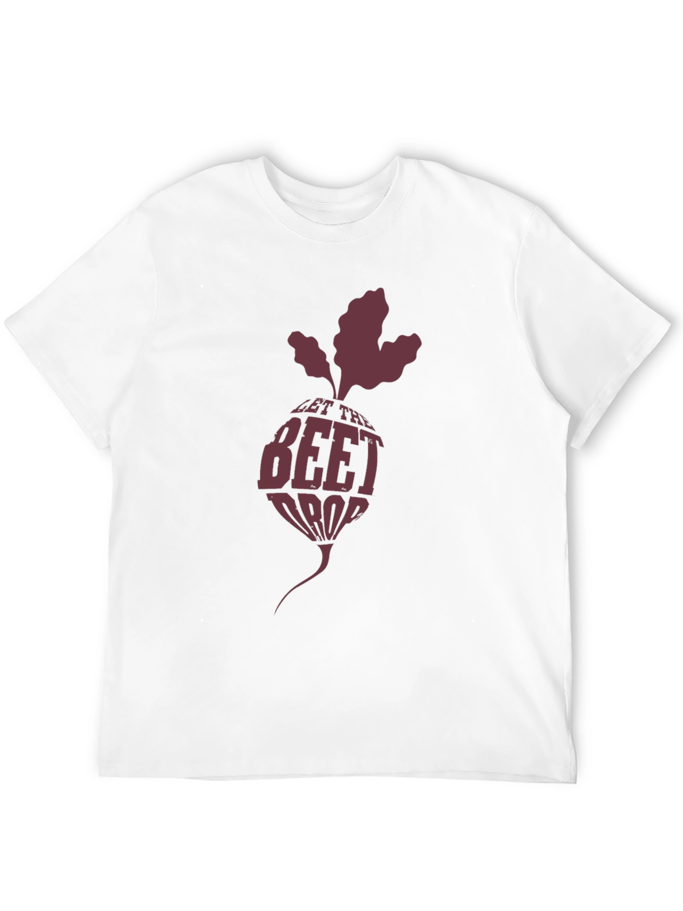 Let the Beet Drop Black Graphic Tee