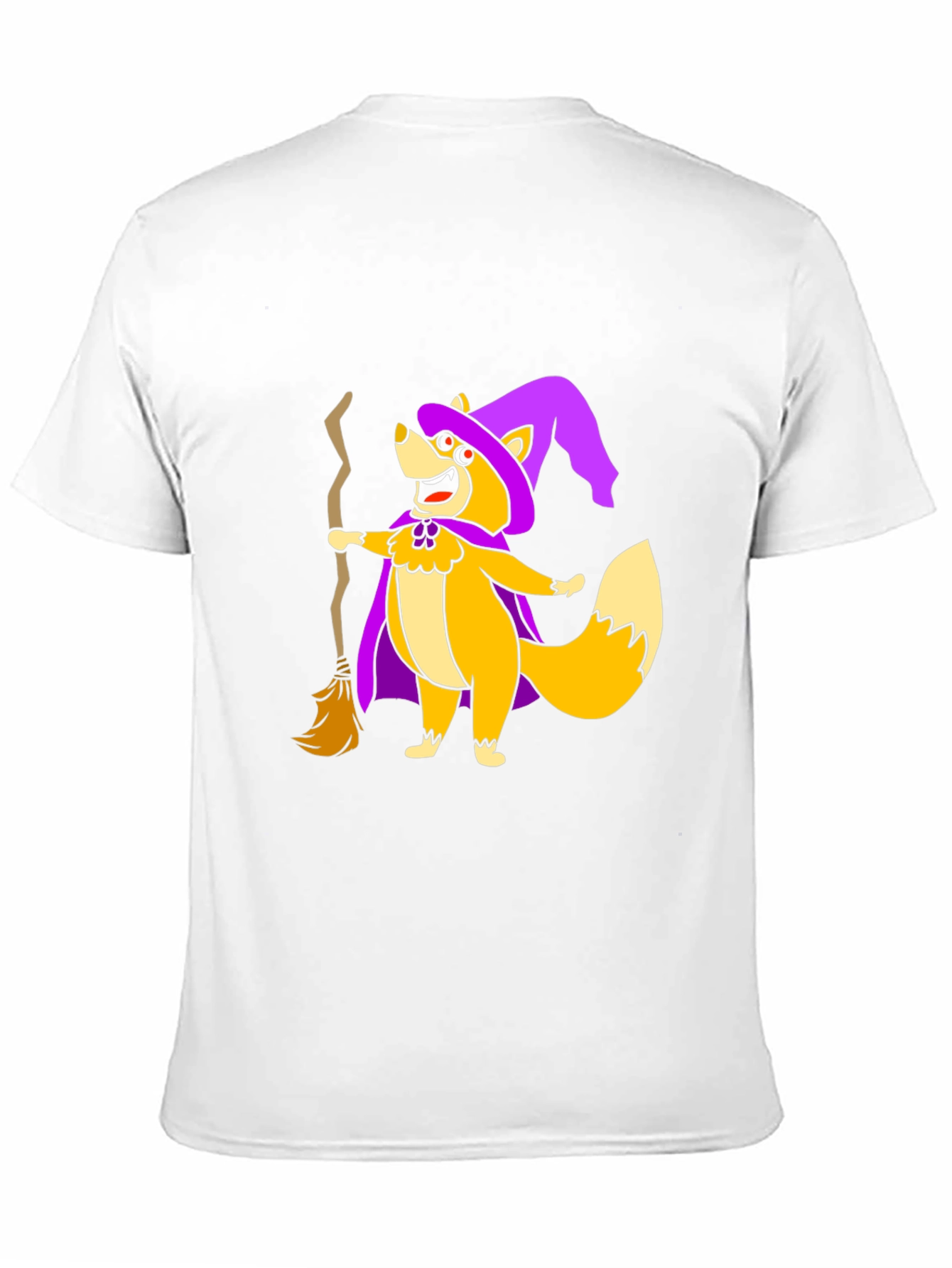 Halloween Witch Fox Graphic Tee