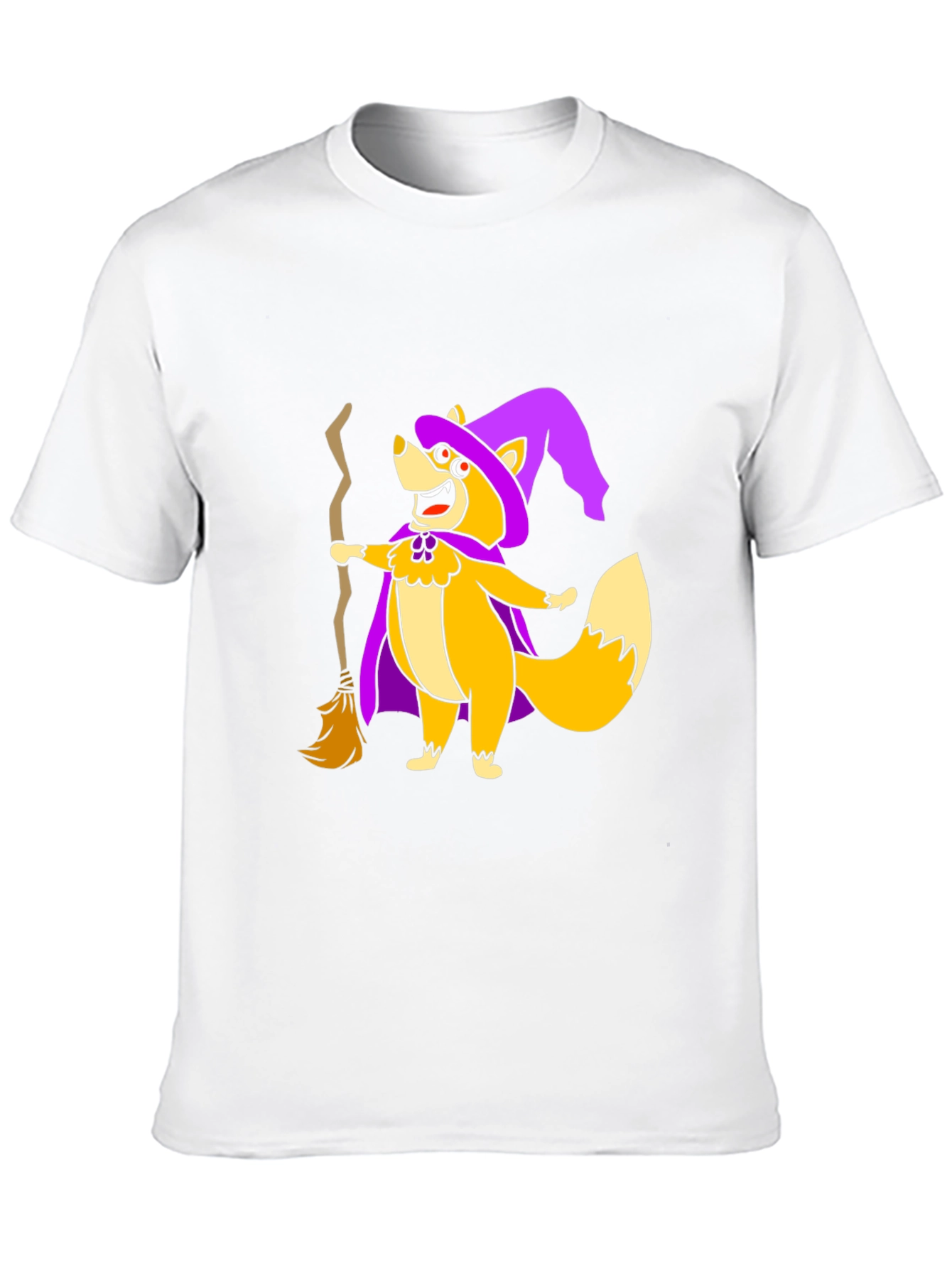 Halloween Witch Fox Graphic Tee