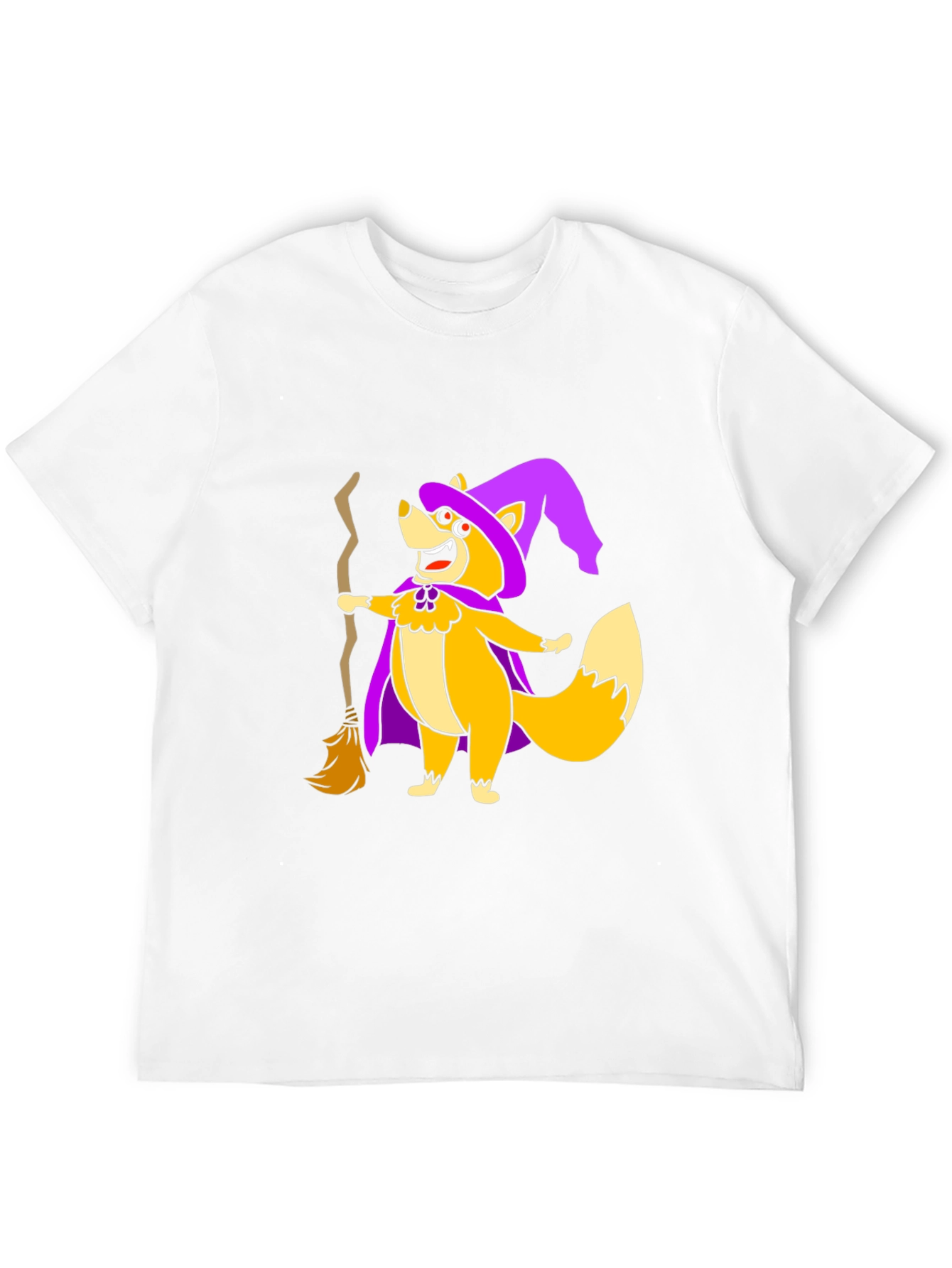 Halloween Witch Fox Graphic Tee